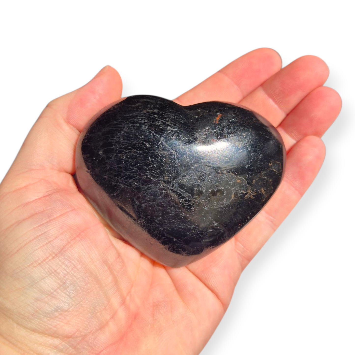 Crystals - Black Tourmaline Polished Heart