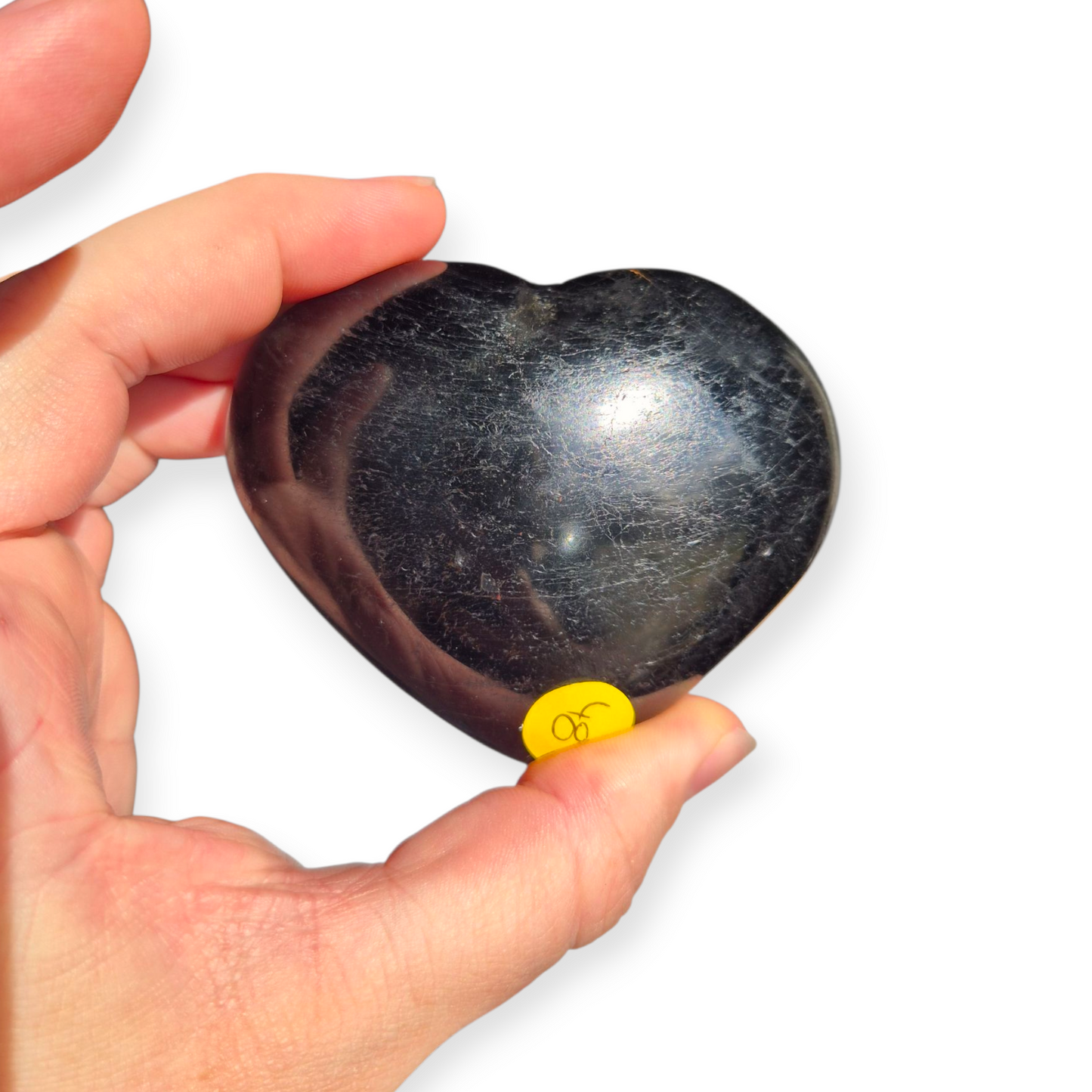 Crystals - Black Tourmaline Polished Heart
