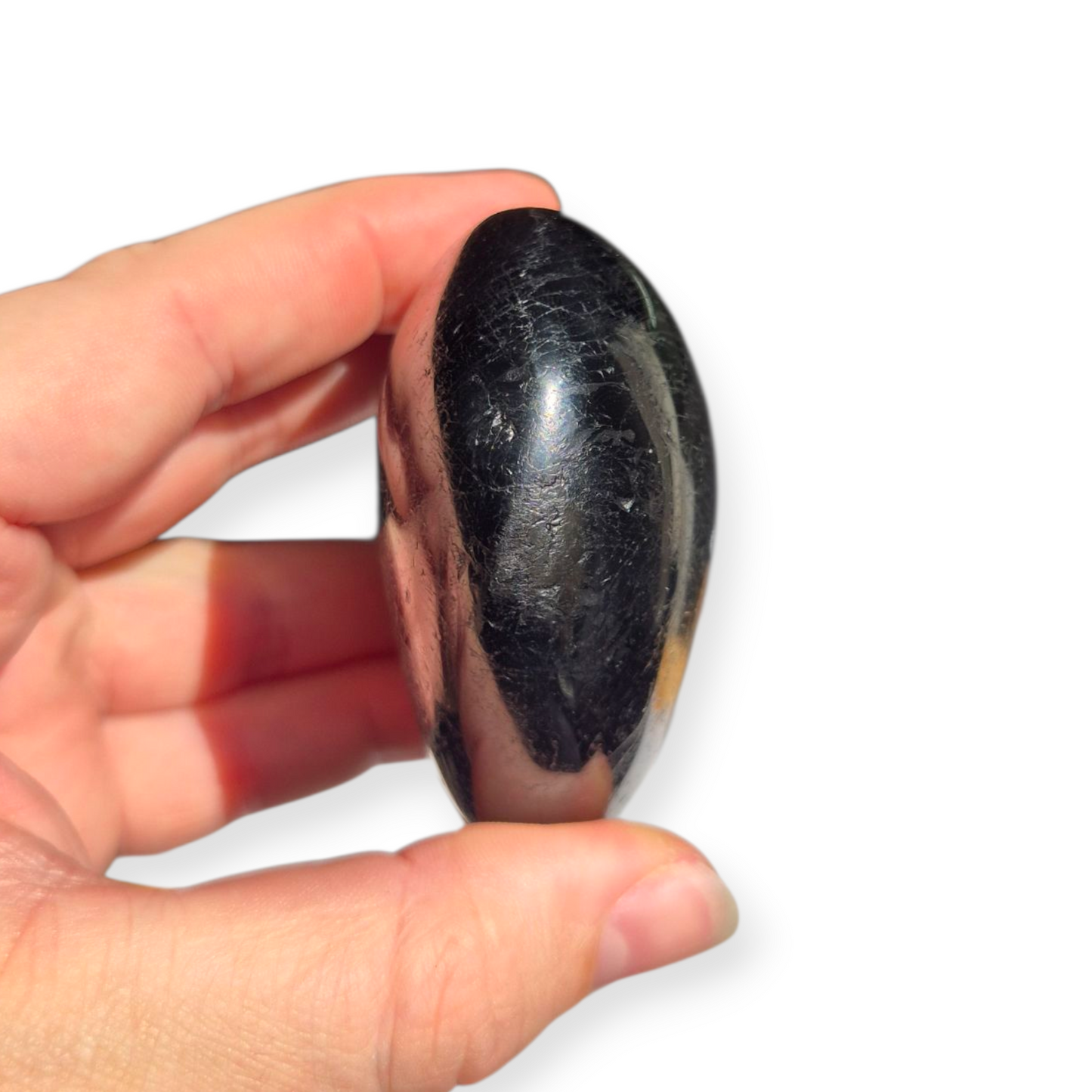 Crystals - Black Tourmaline Polished Heart