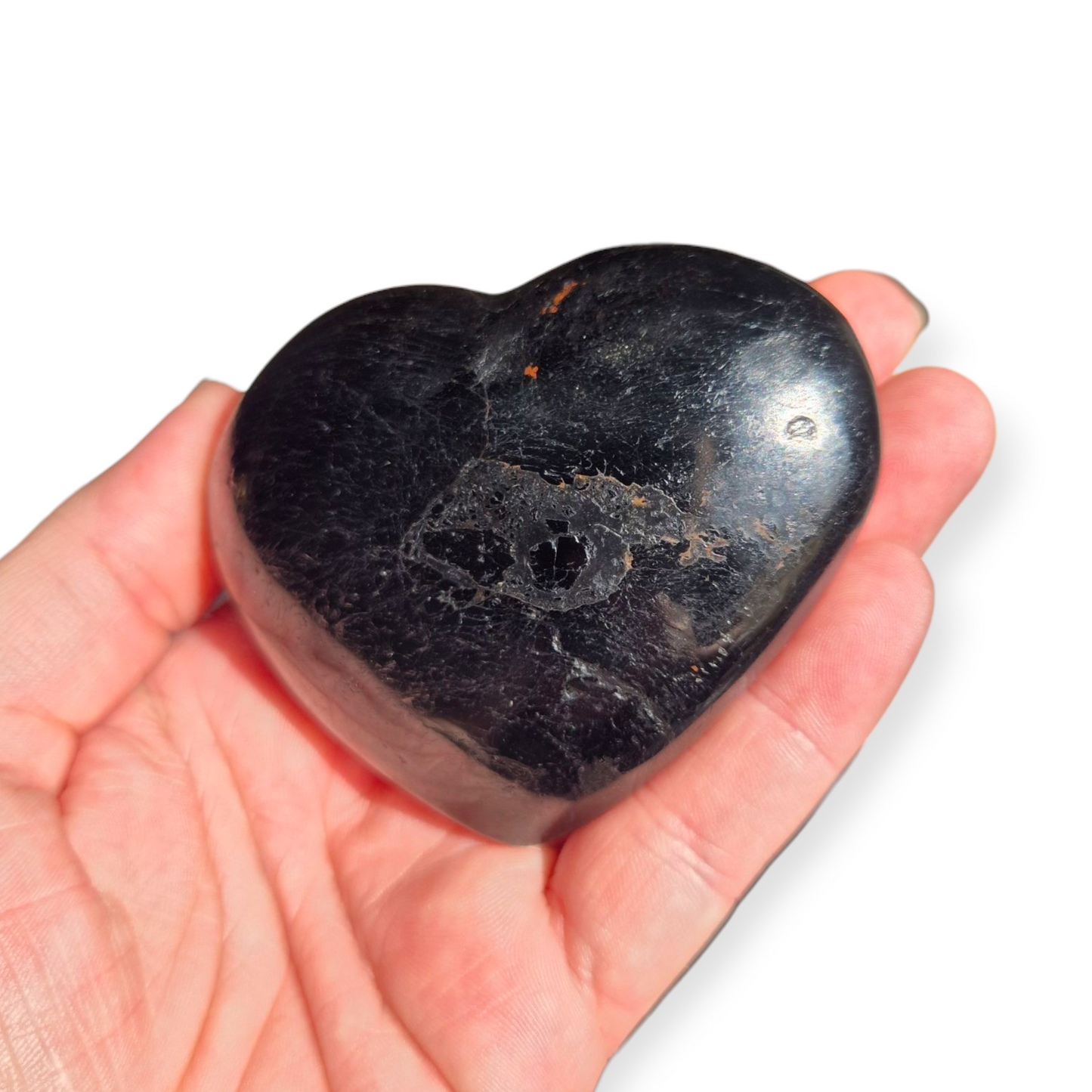 Crystals - Black Tourmaline Polished Heart
