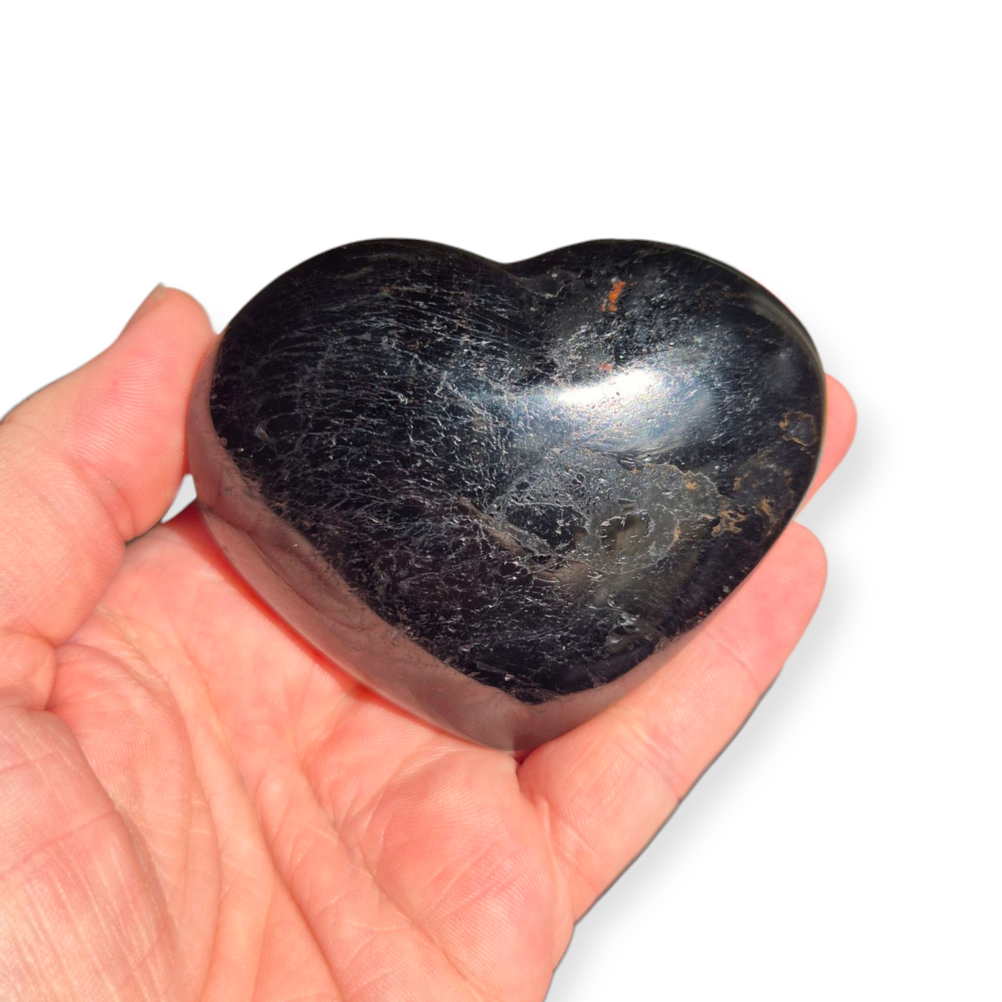Crystals - Black Tourmaline Polished Heart