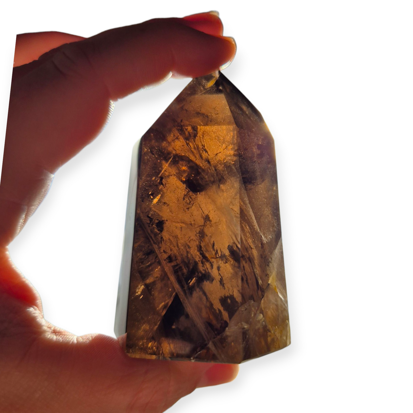 Crystals - Smoky Quartz Polished Generator/Tower