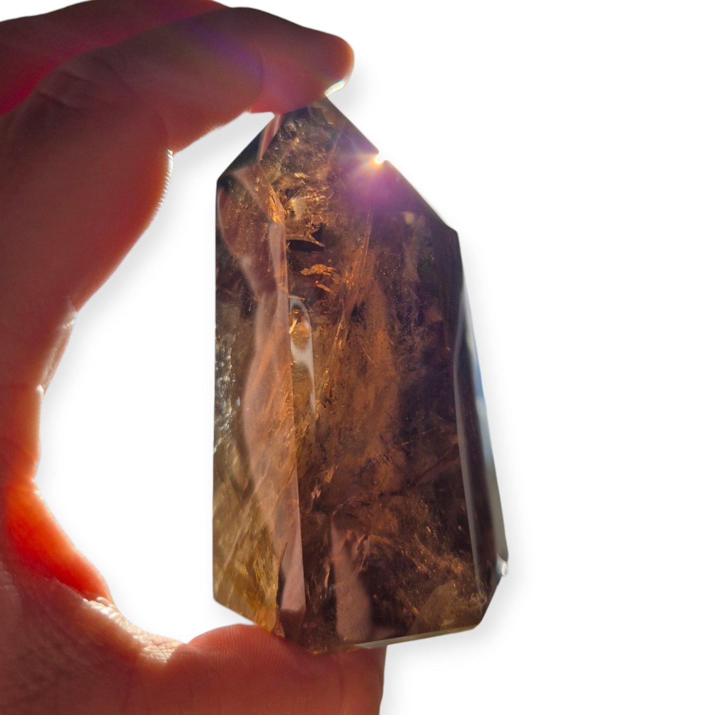 Crystals - Smoky Quartz Polished Generator/Tower