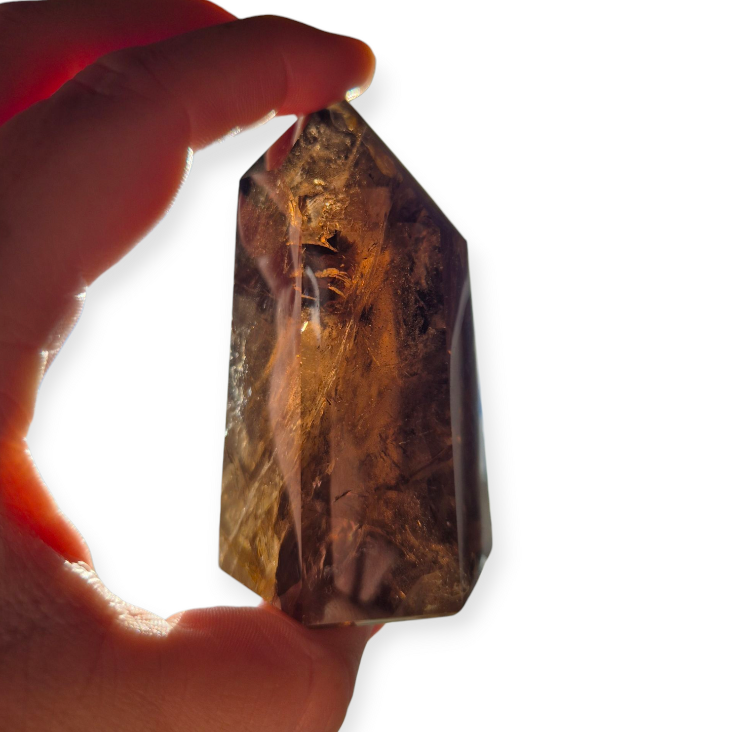 Crystals - Smoky Quartz Polished Generator/Tower