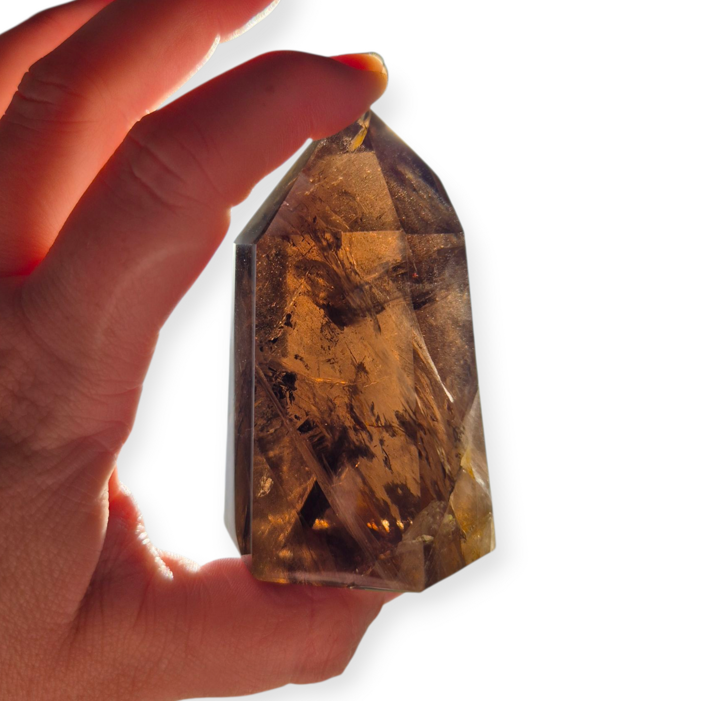 Crystals - Smoky Quartz Polished Generator/Tower