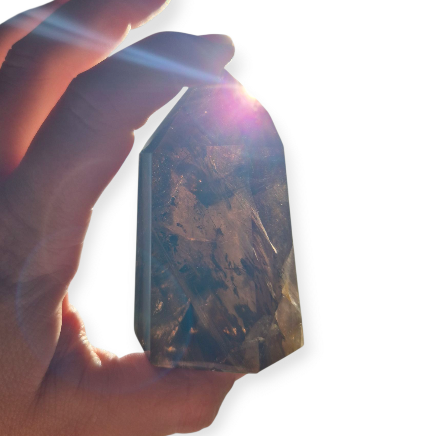 Crystals - Smoky Quartz Polished Generator/Tower
