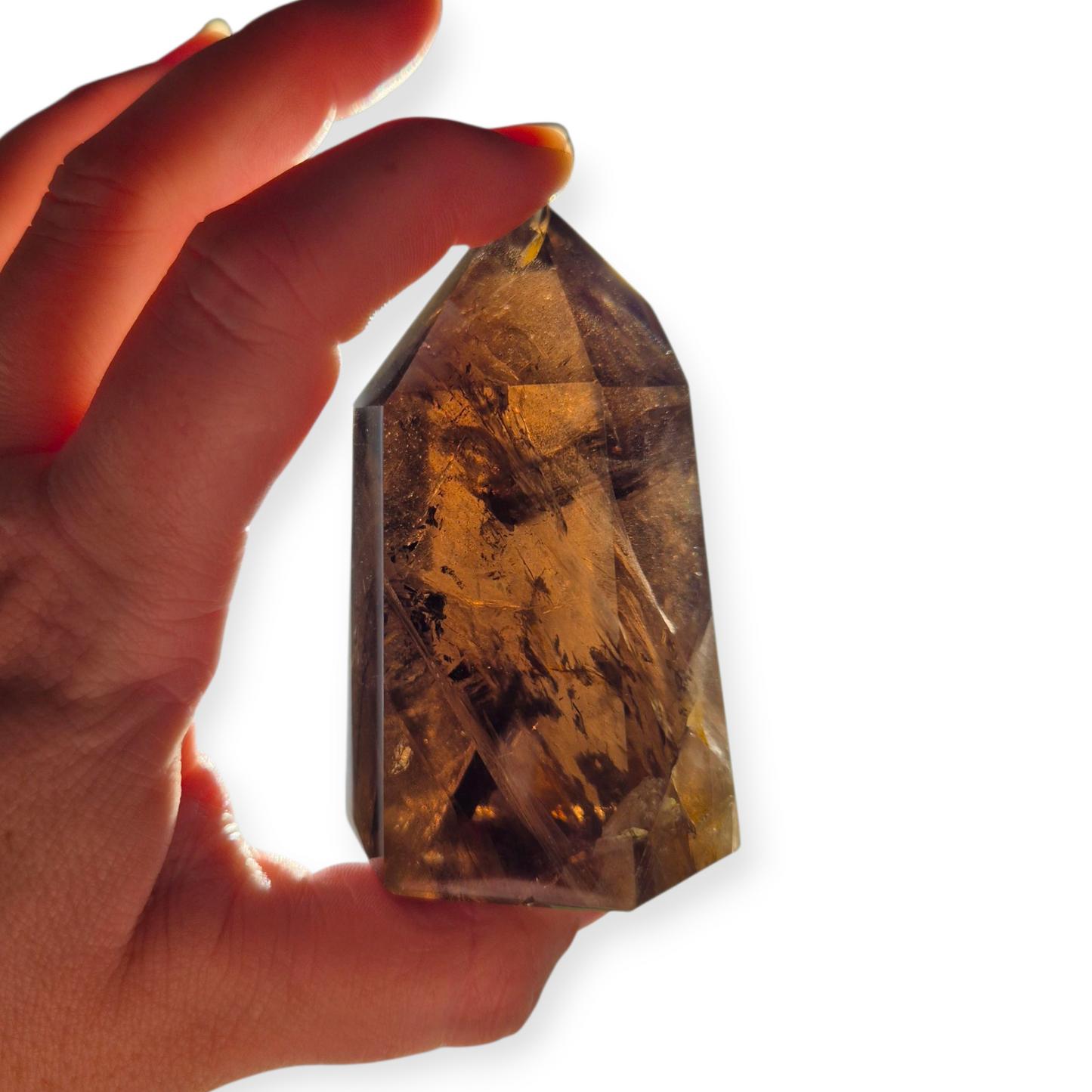 Crystals - Smoky Quartz Polished Generator/Tower