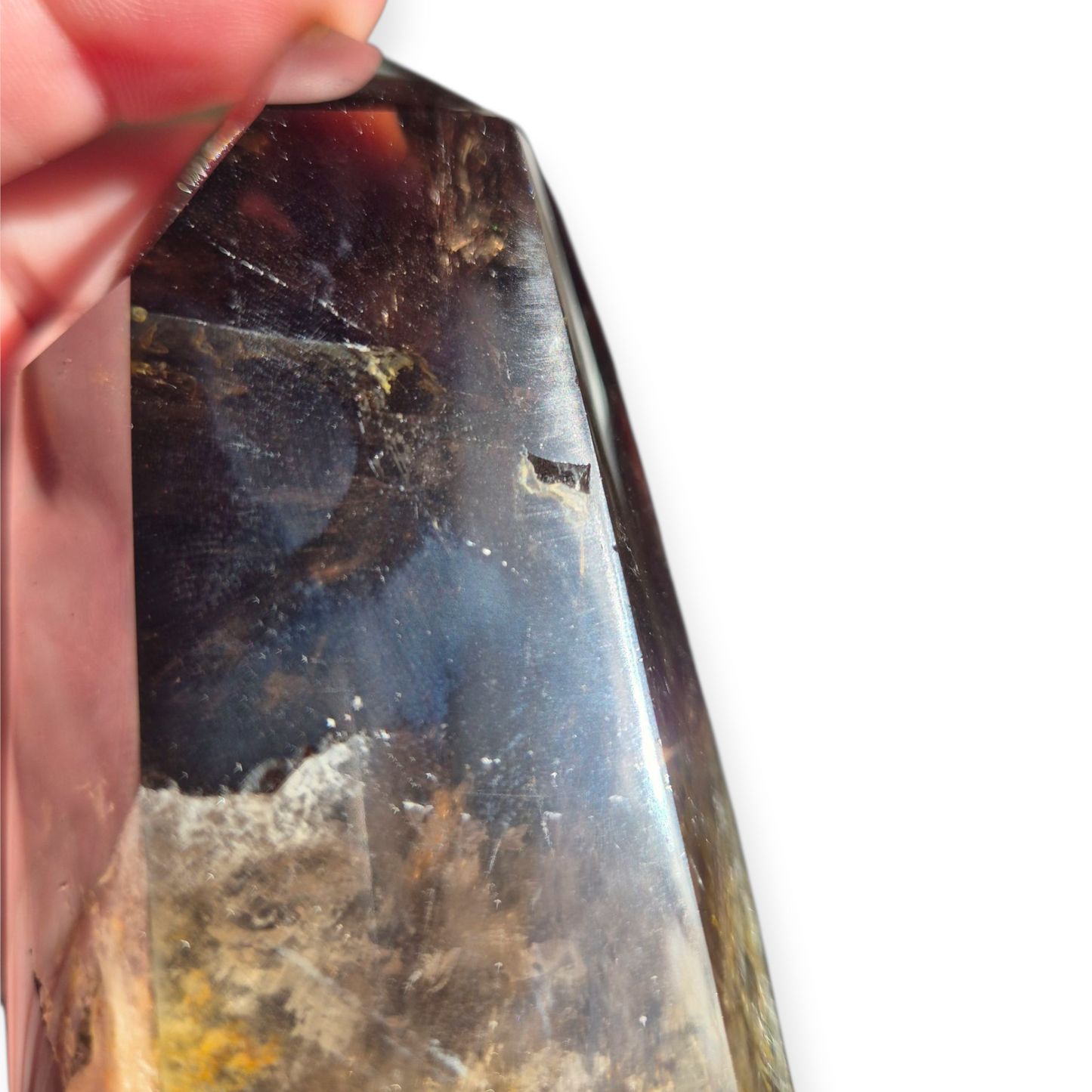 Crystals - Smoky Quartz Polished Generator/Tower
