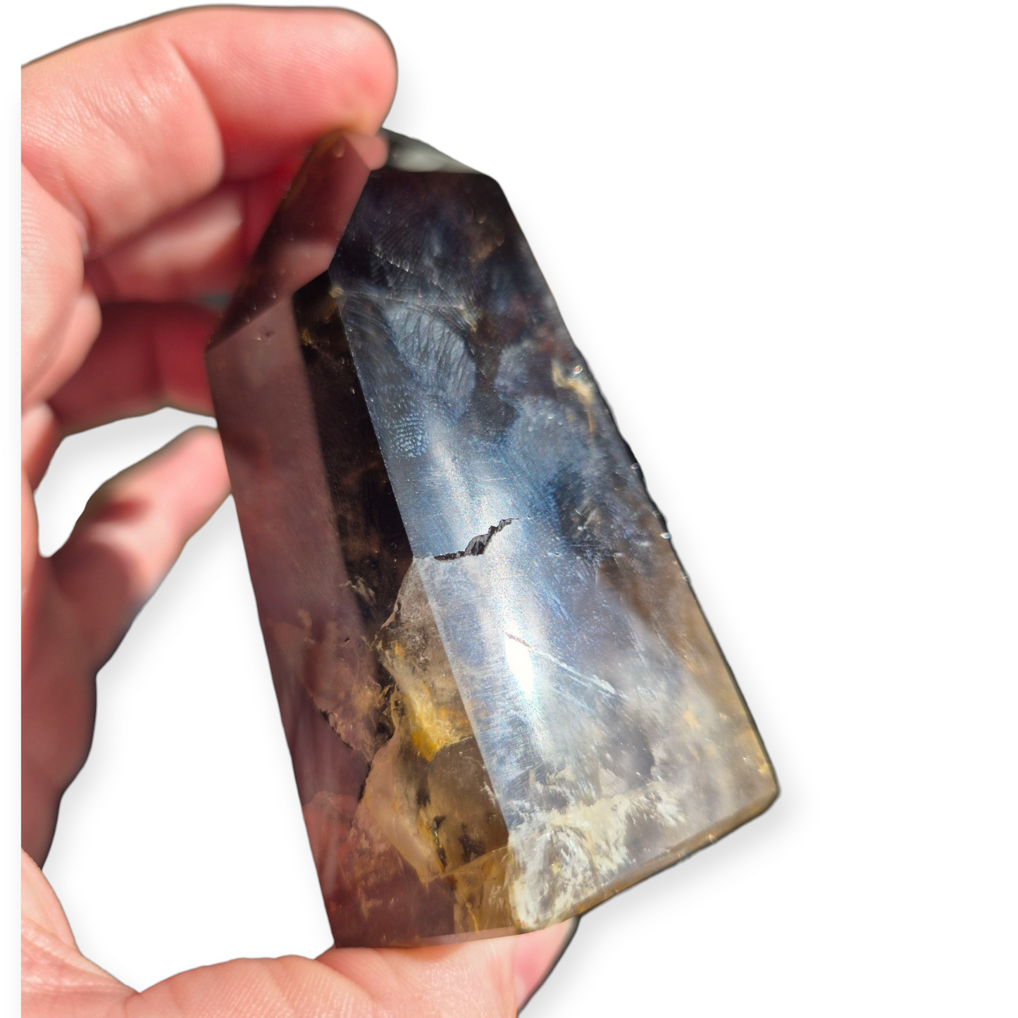 Crystals - Smoky Quartz Polished Generator/Tower