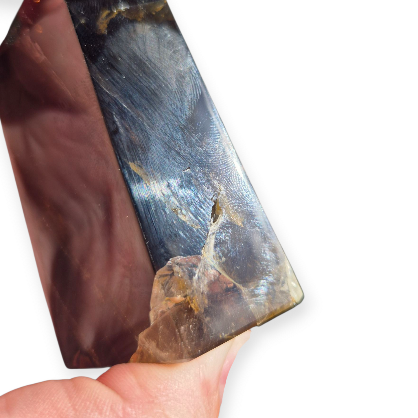 Crystals - Smoky Quartz Polished Generator/Tower
