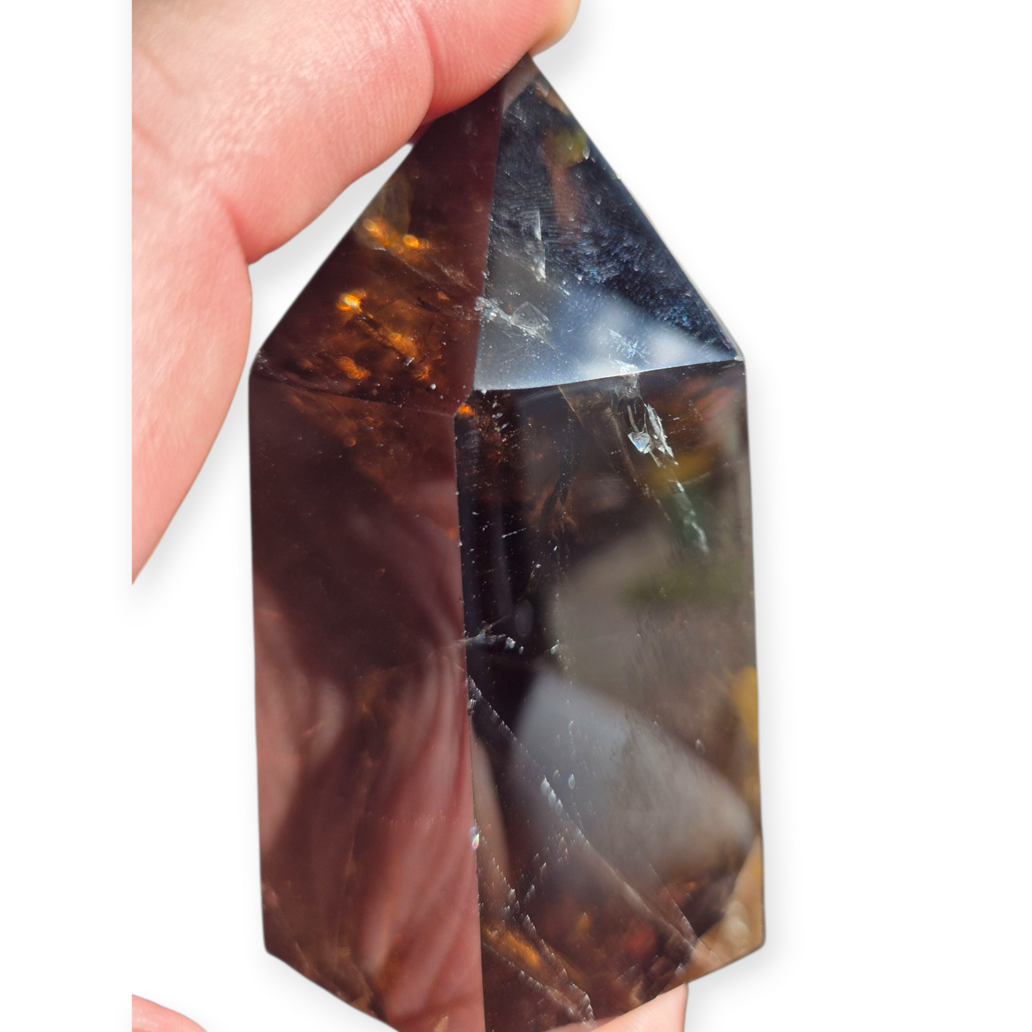 Crystals - Smoky Quartz Polished Generator/Tower