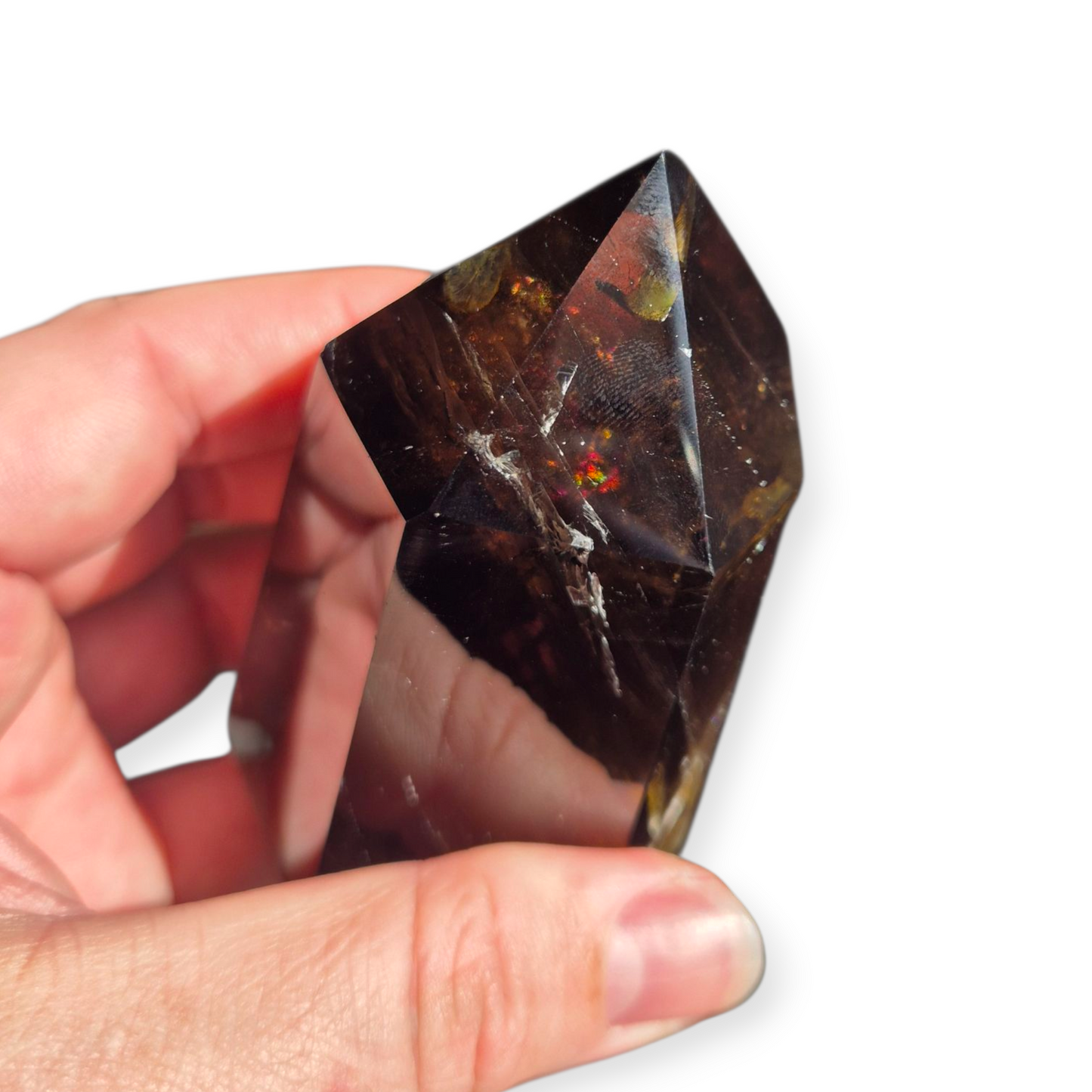Crystals - Smoky Quartz Polished Generator/Tower