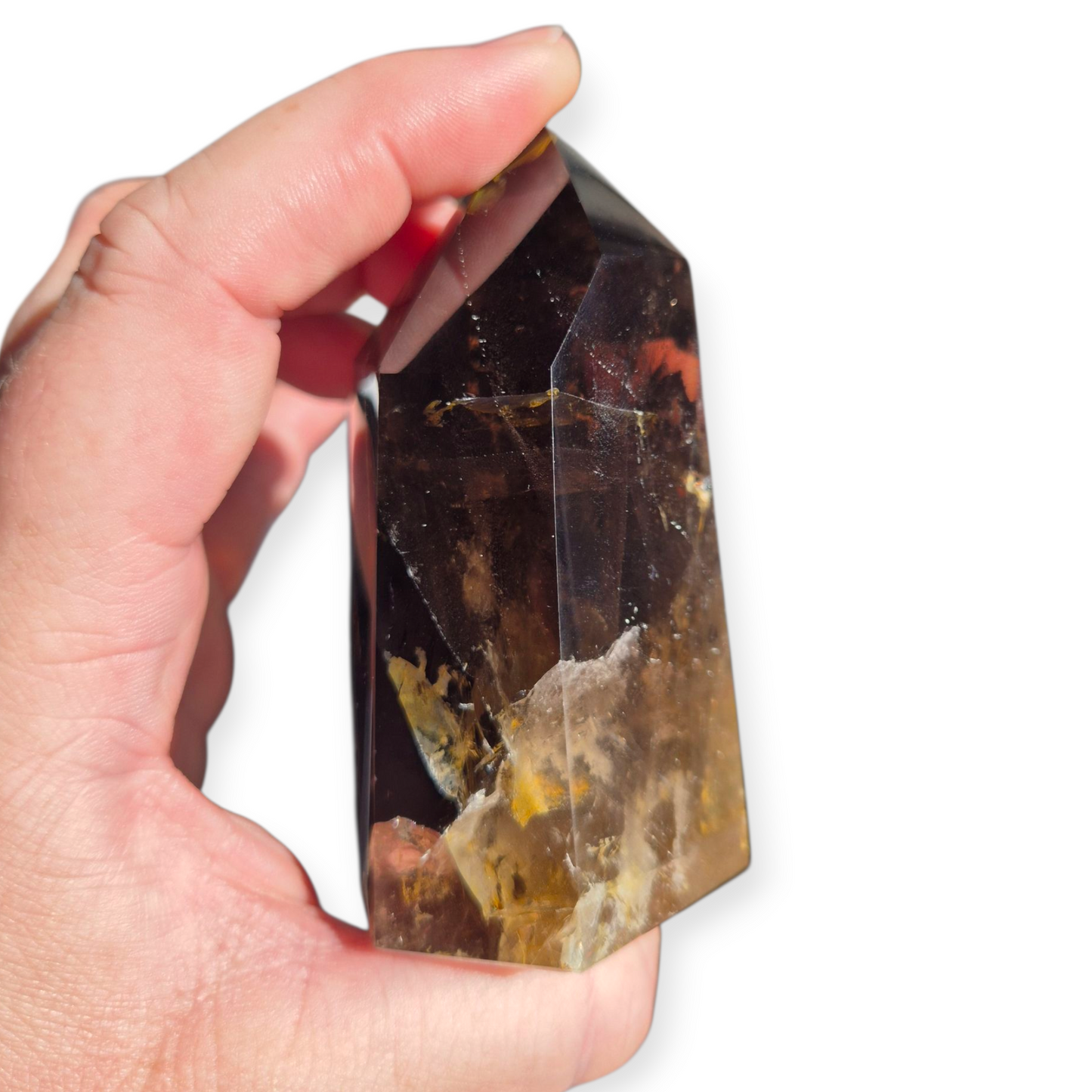 Crystals - Smoky Quartz Polished Generator/Tower