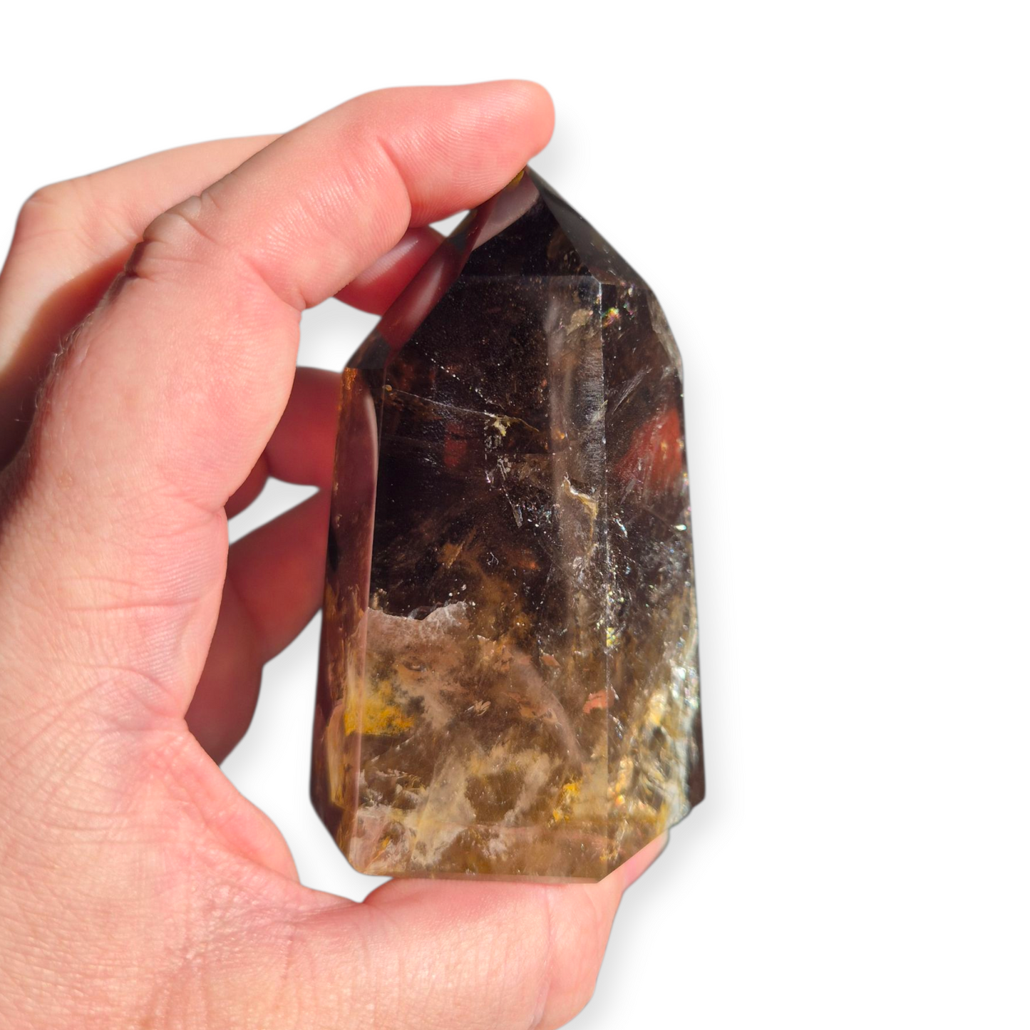 Crystals - Smoky Quartz Polished Generator/Tower