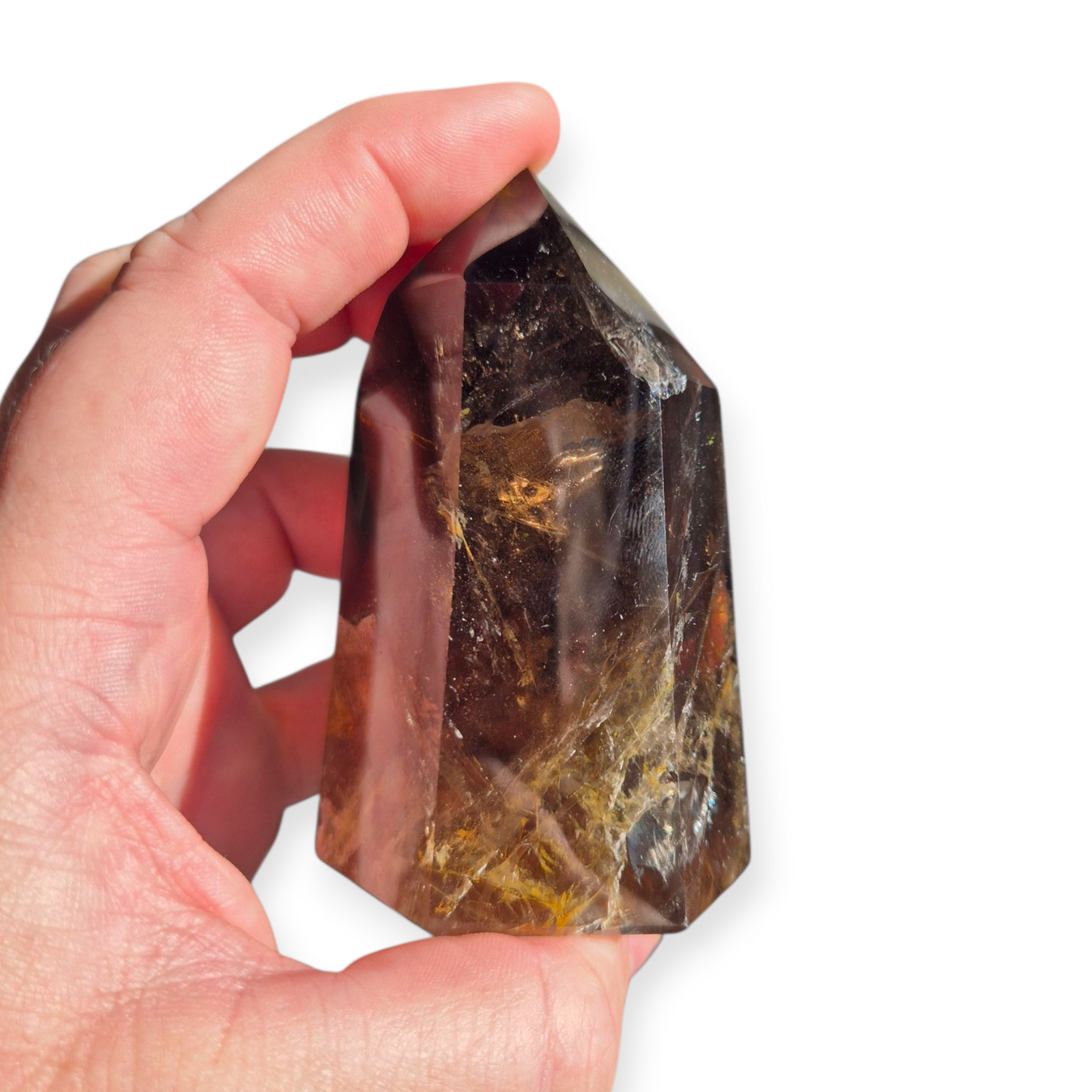 Crystals - Smoky Quartz Polished Generator/Tower