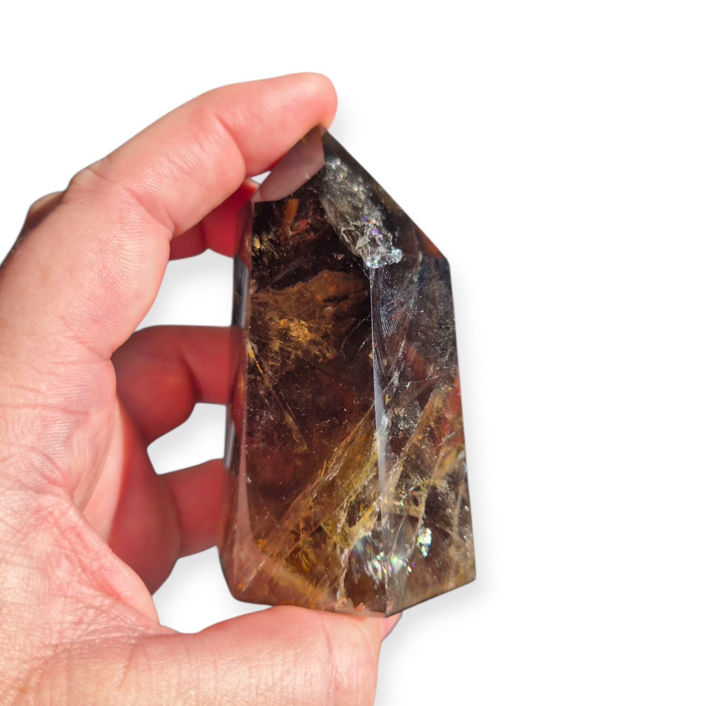 Crystals - Smoky Quartz Polished Generator/Tower