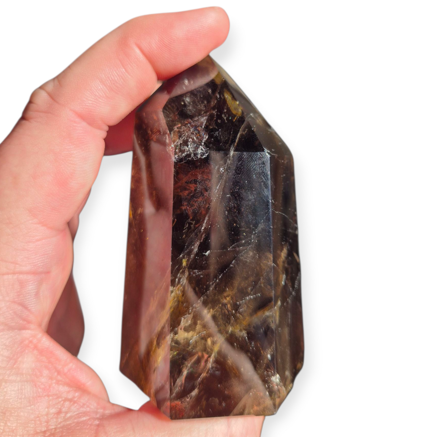 Crystals - Smoky Quartz Polished Generator/Tower