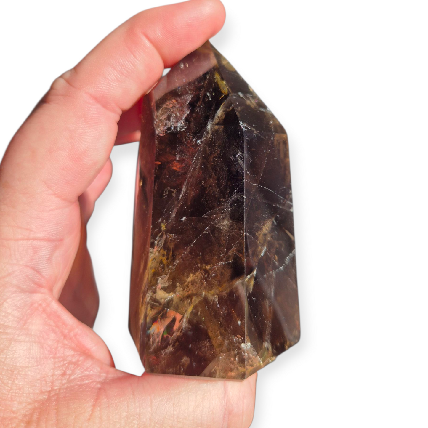 Crystals - Smoky Quartz Polished Generator/Tower