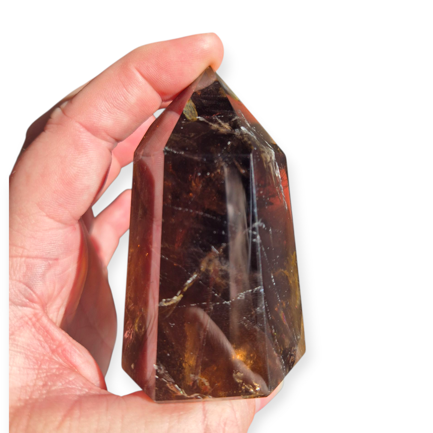 Crystals - Smoky Quartz Polished Generator/Tower