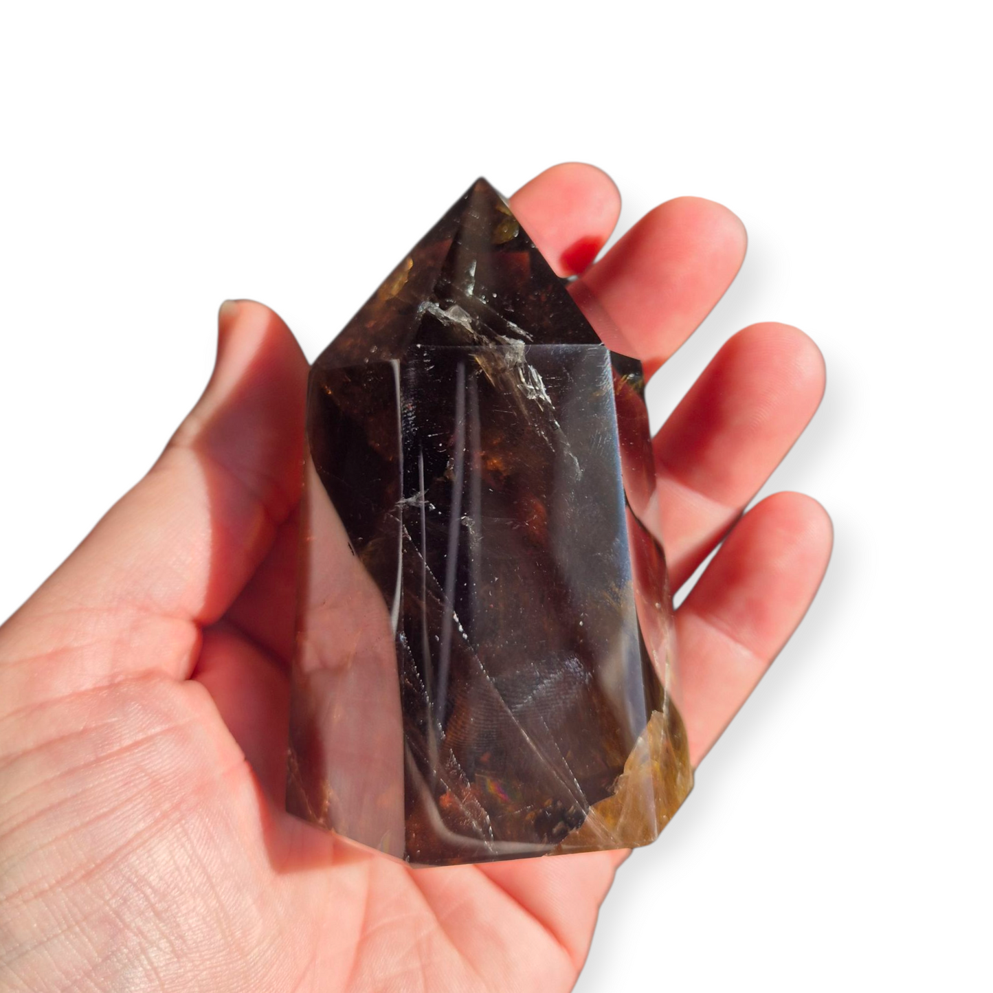 Crystals - Smoky Quartz Polished Generator/Tower