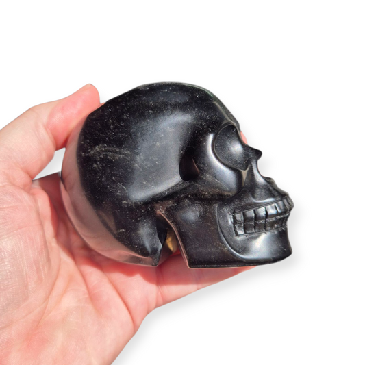 Crystals - Gold Sheen Obsidian Skull