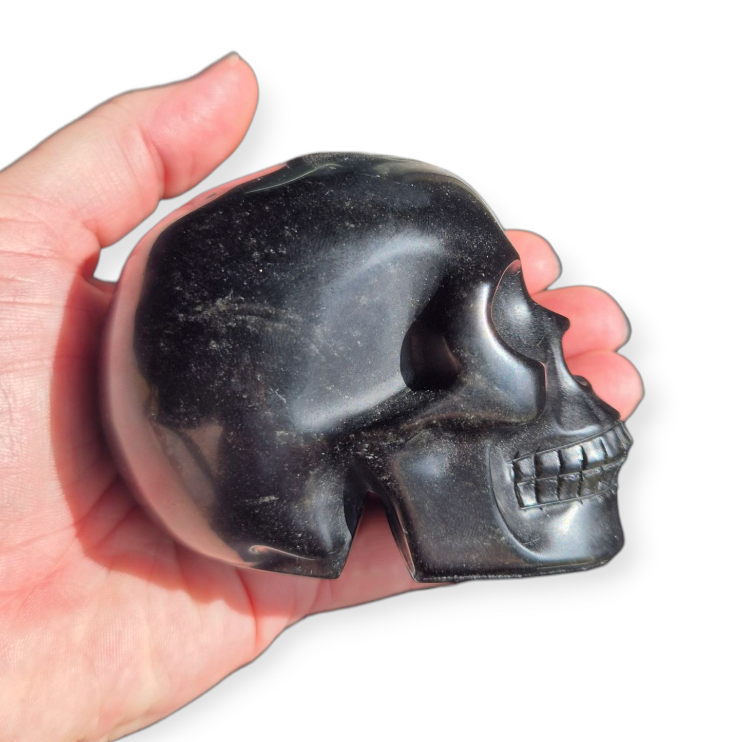 Crystals - Gold Sheen Obsidian Skull
