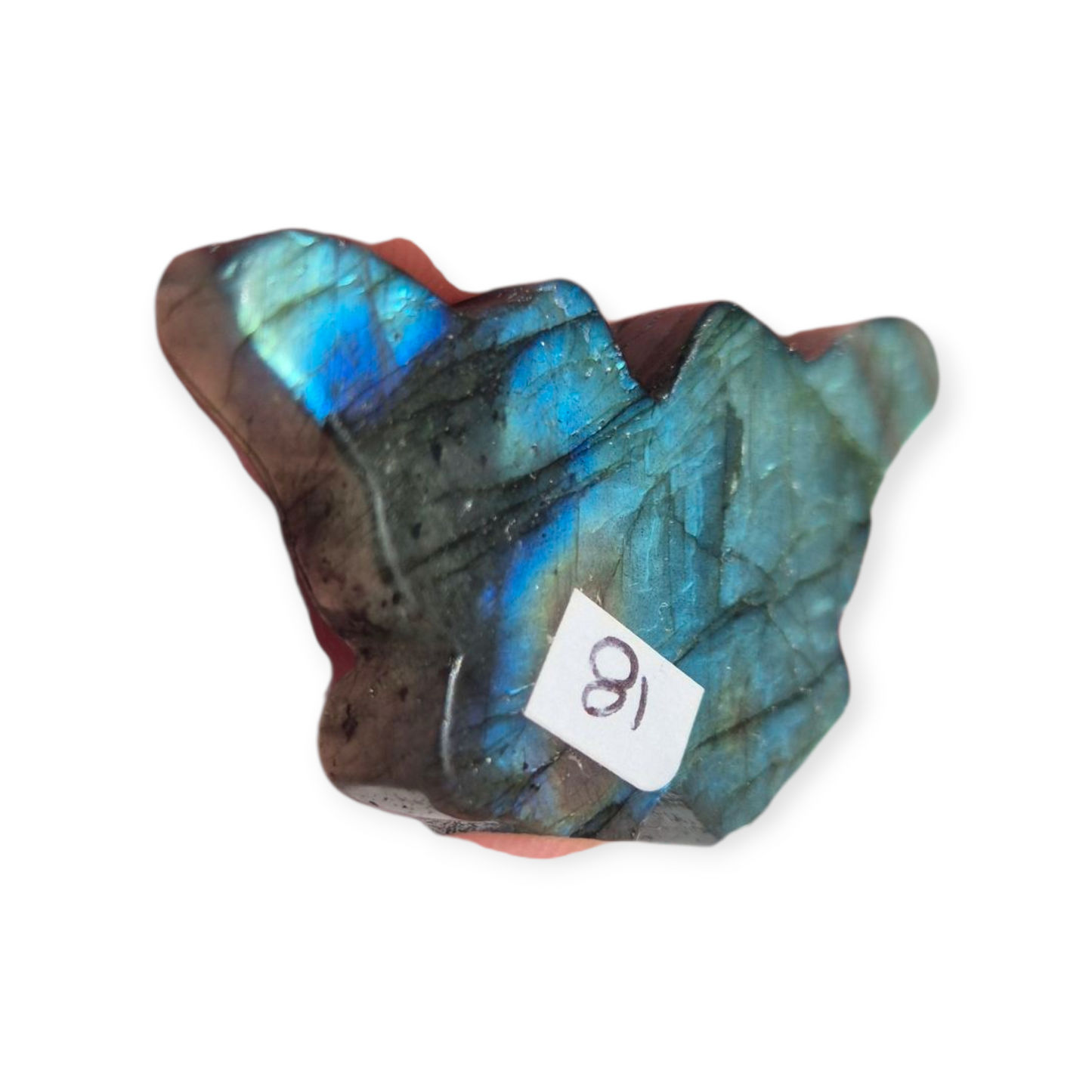 Crystals - Labradorite Butterfly Carving