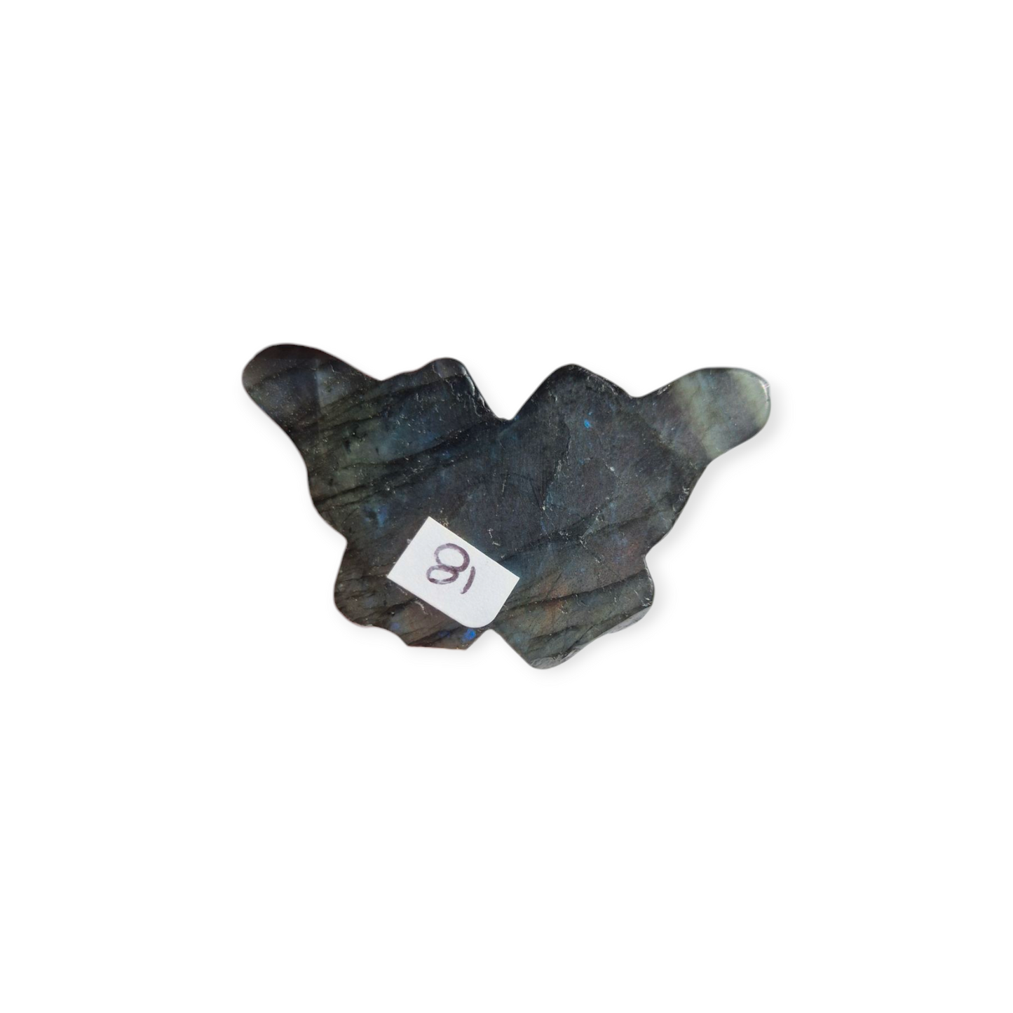 Crystals - Labradorite Butterfly Carving