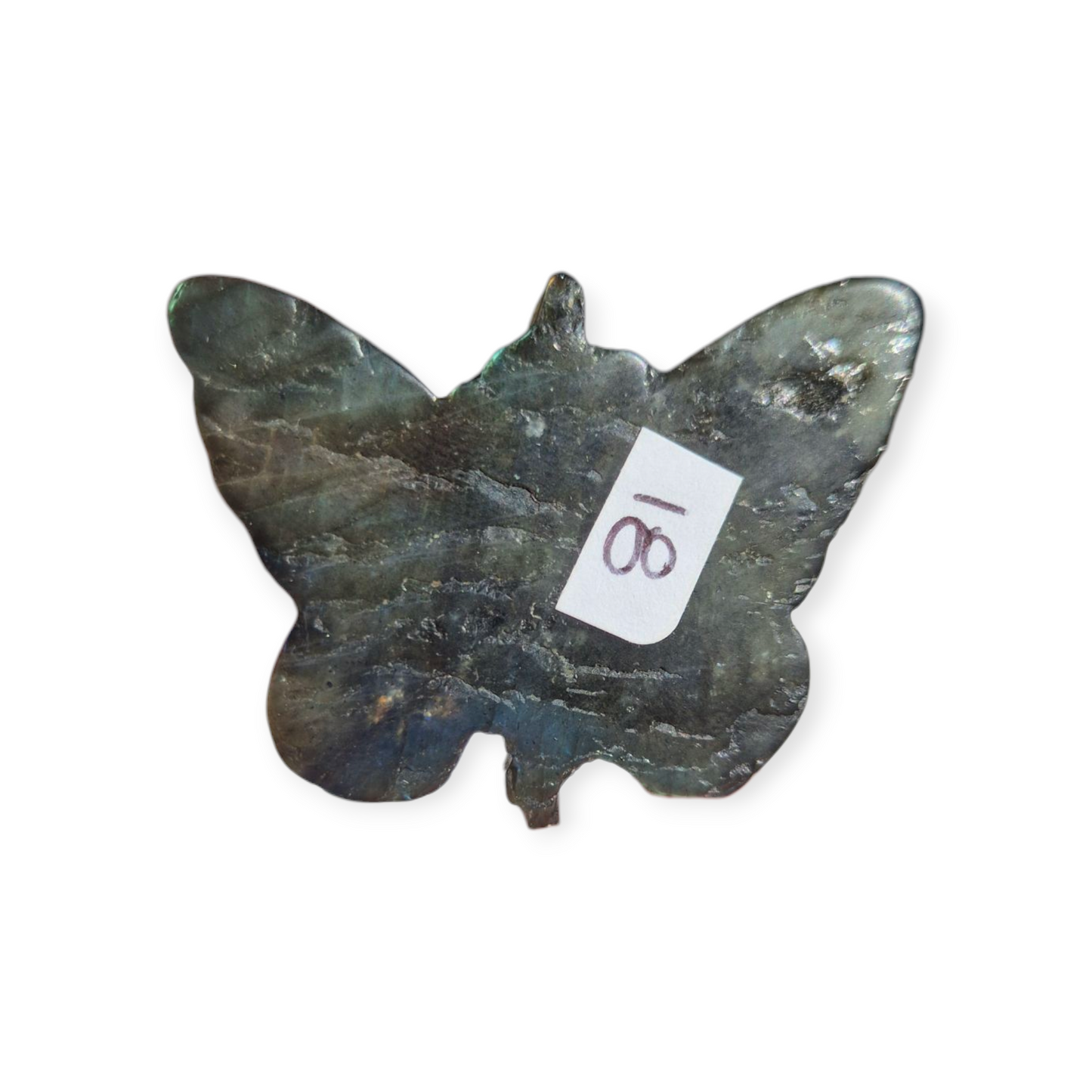 Crystals - Labradorite Butterfly with Snake Carving