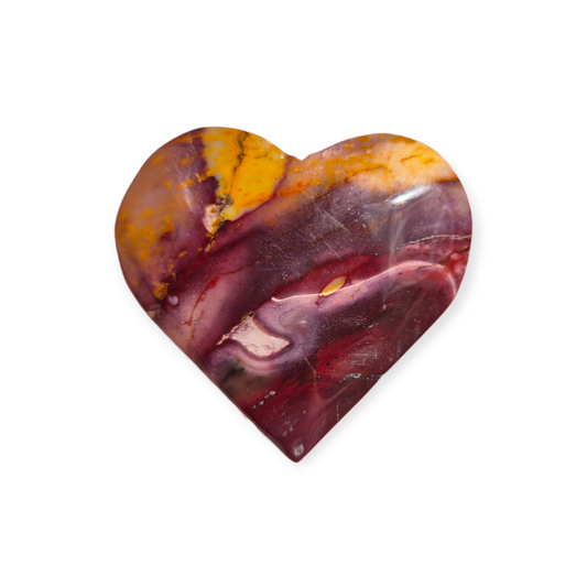 Crystals - Mookaite Jasper Polished Heart