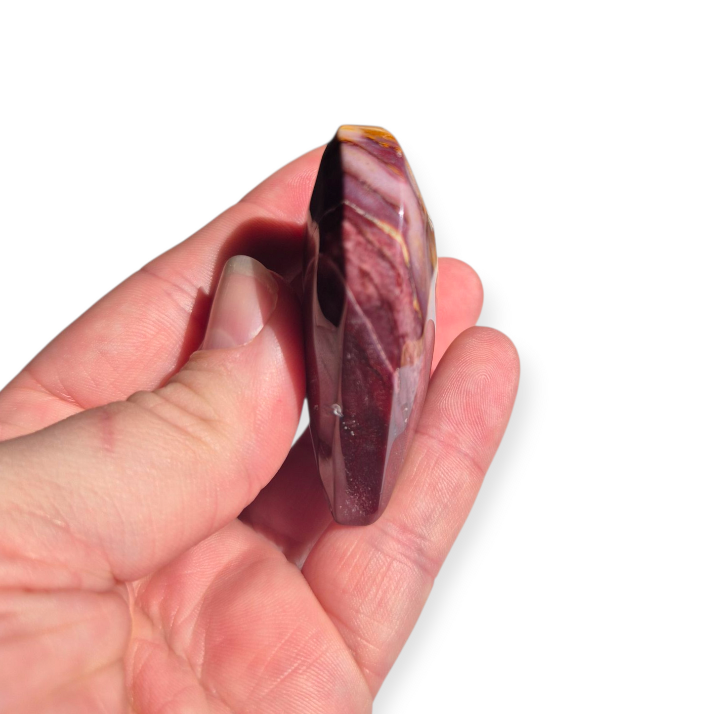 Crystals - Mookaite Jasper Polished Heart