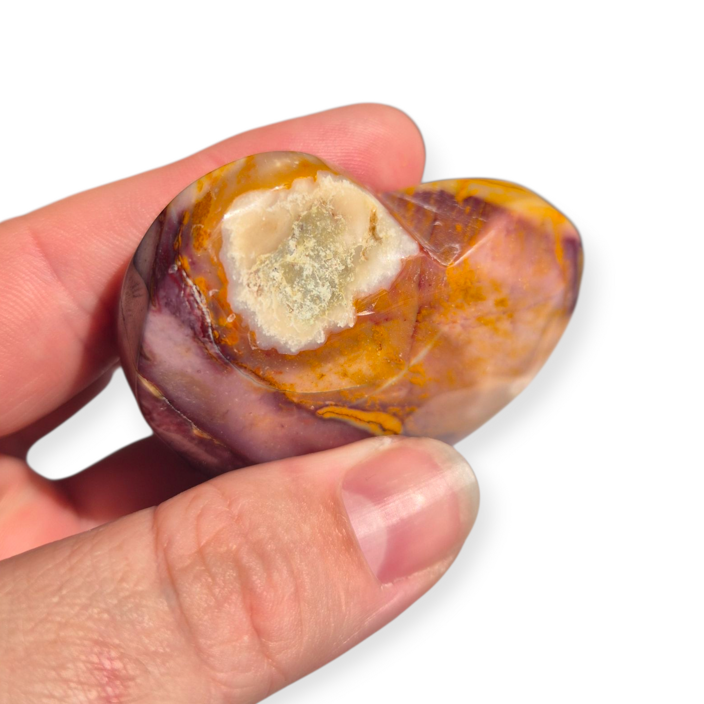 Crystals - Mookaite Jasper Polished Heart