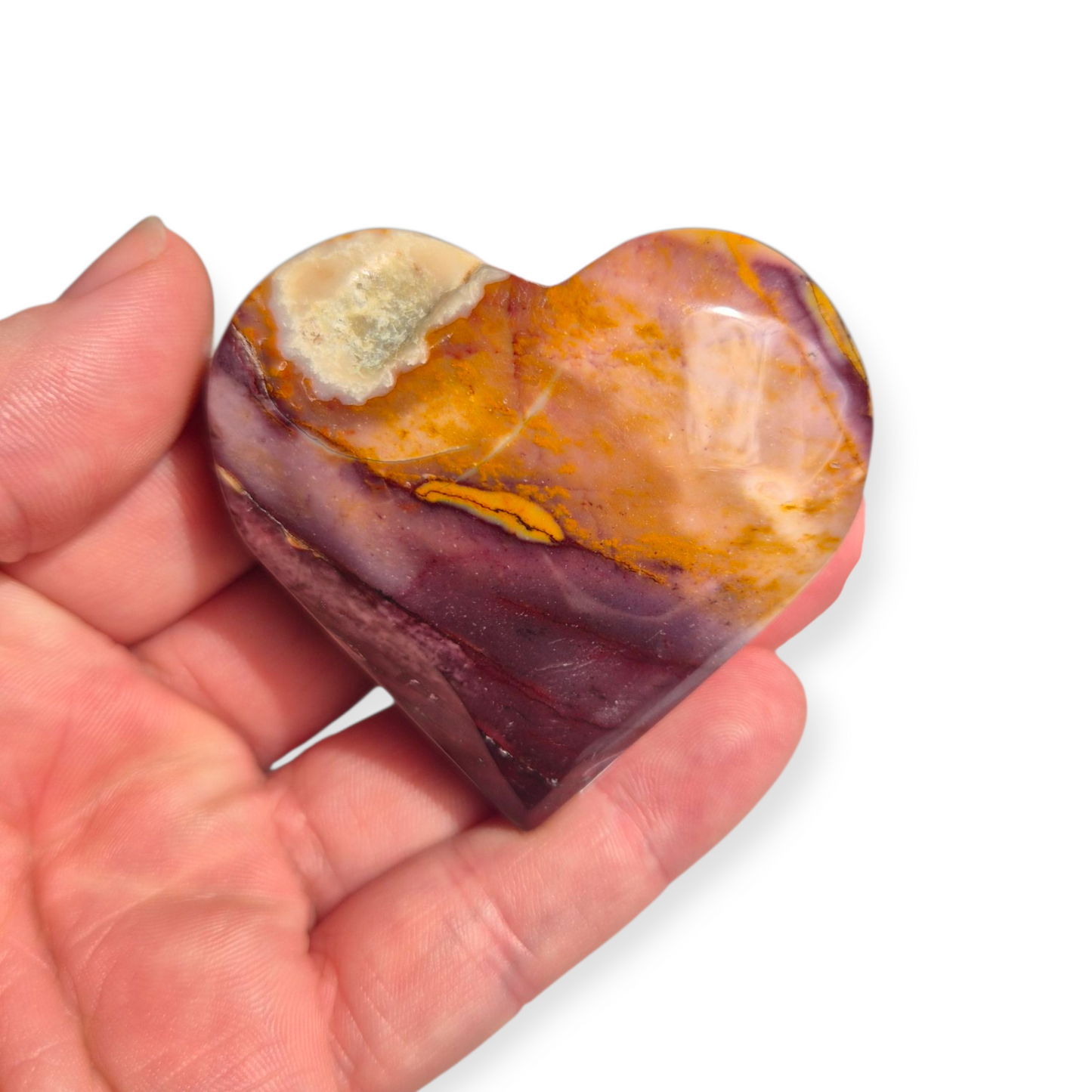 Crystals - Mookaite Jasper Polished Heart