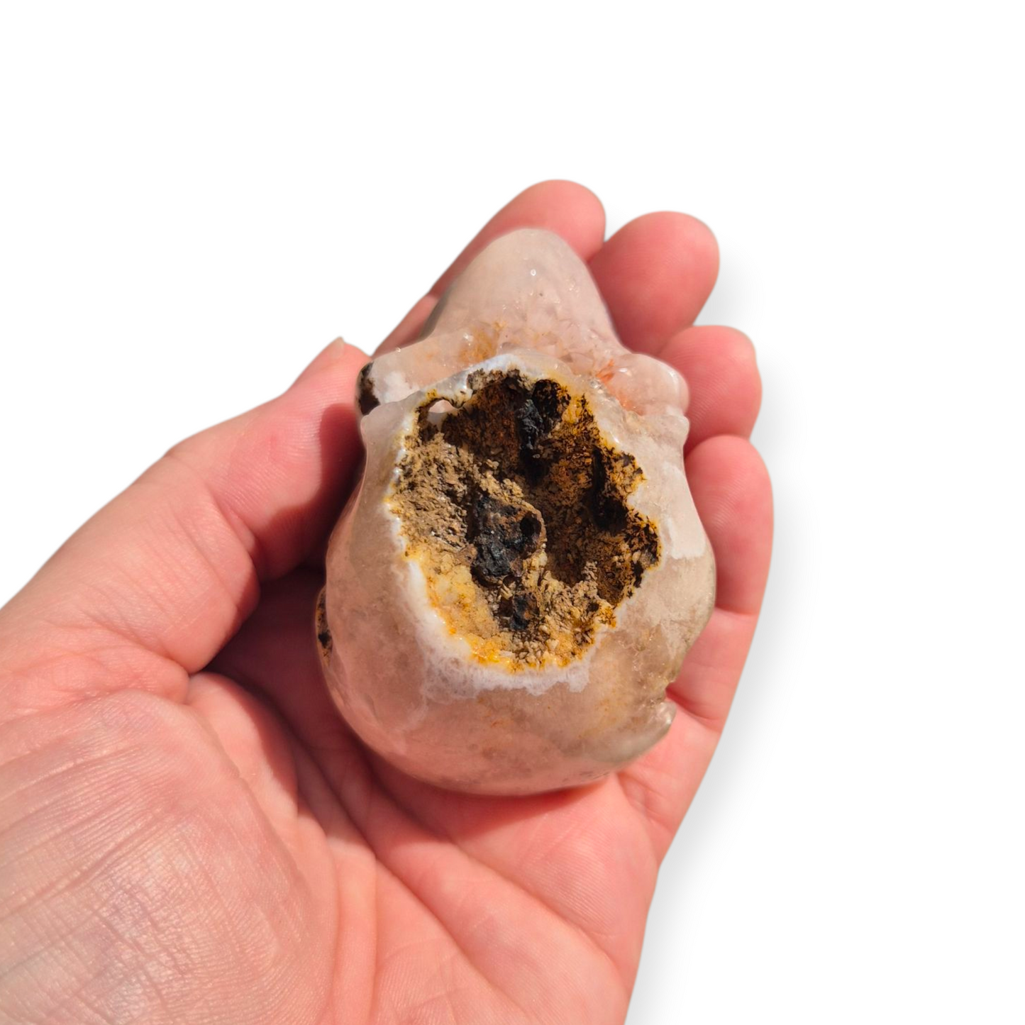 Crystals - Pink Amethyst Skull