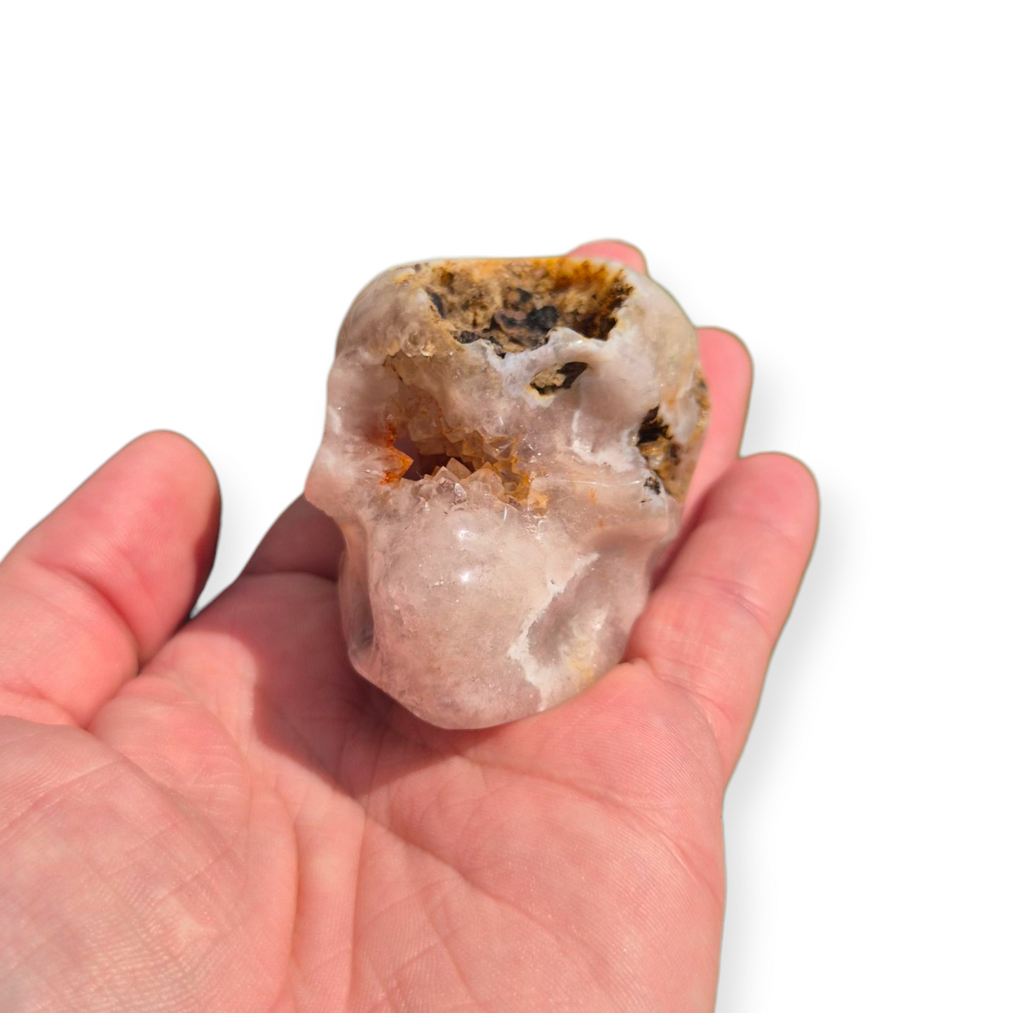 Crystals - Pink Amethyst Skull