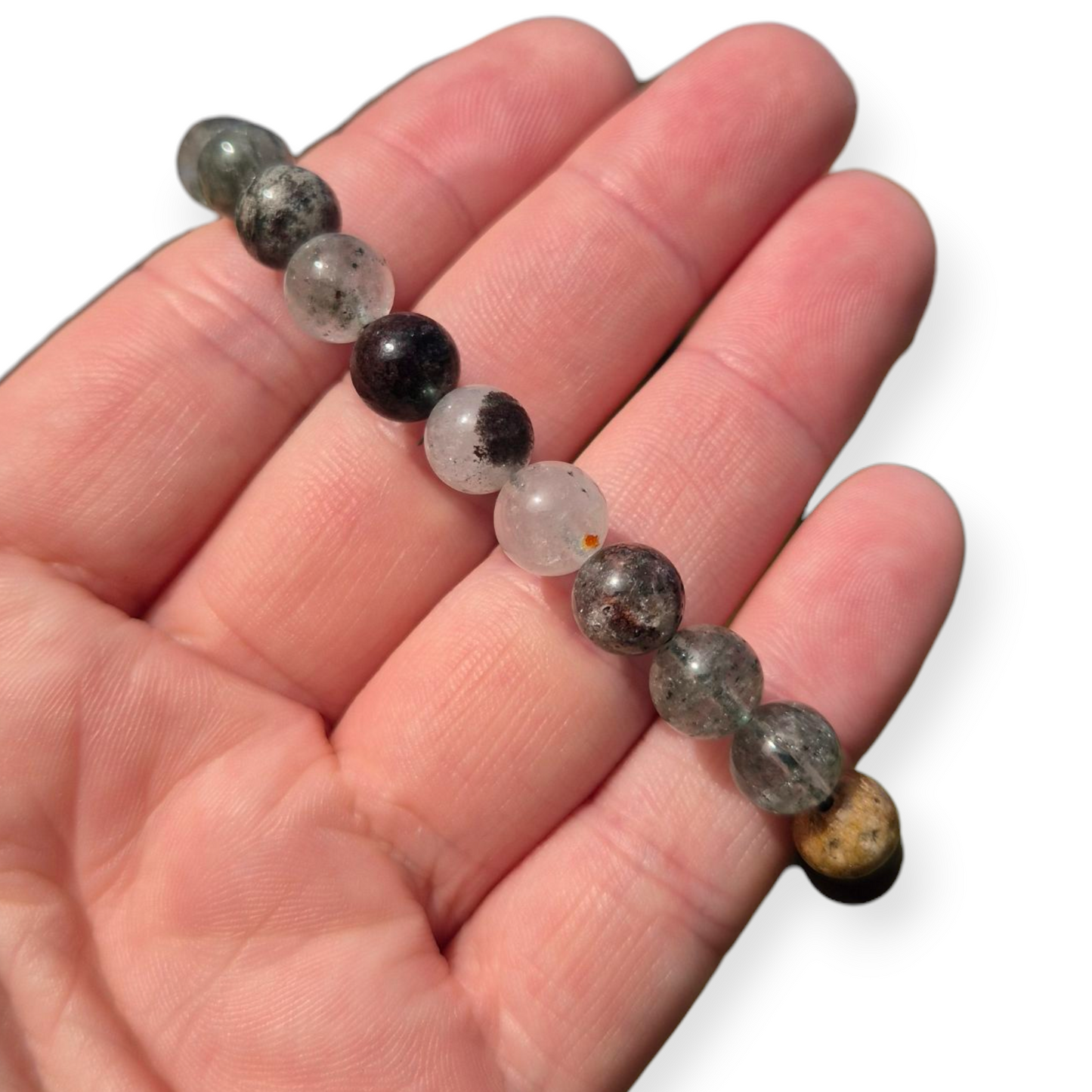 Crystals - Garden Quartz (Lodolite) Bracelet