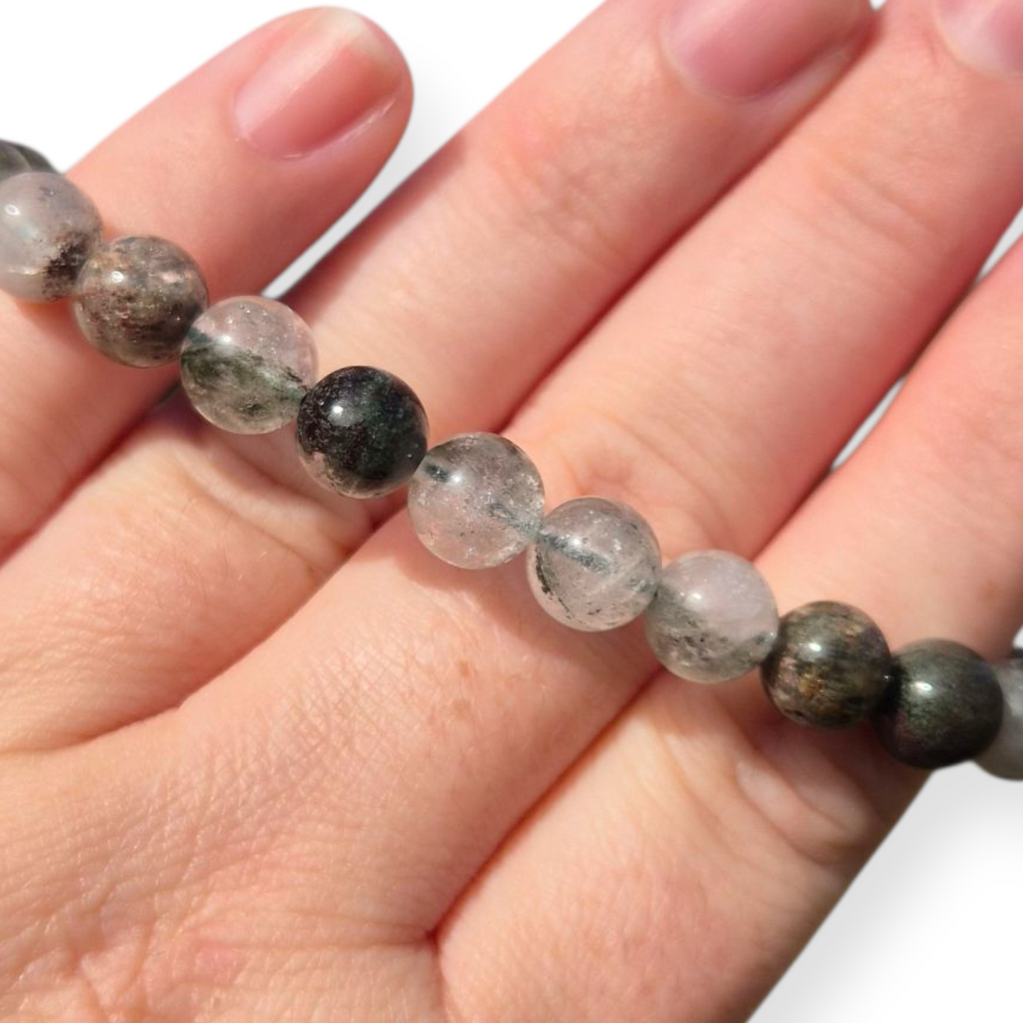 Crystals - Garden Quartz (Lodolite) Bracelet