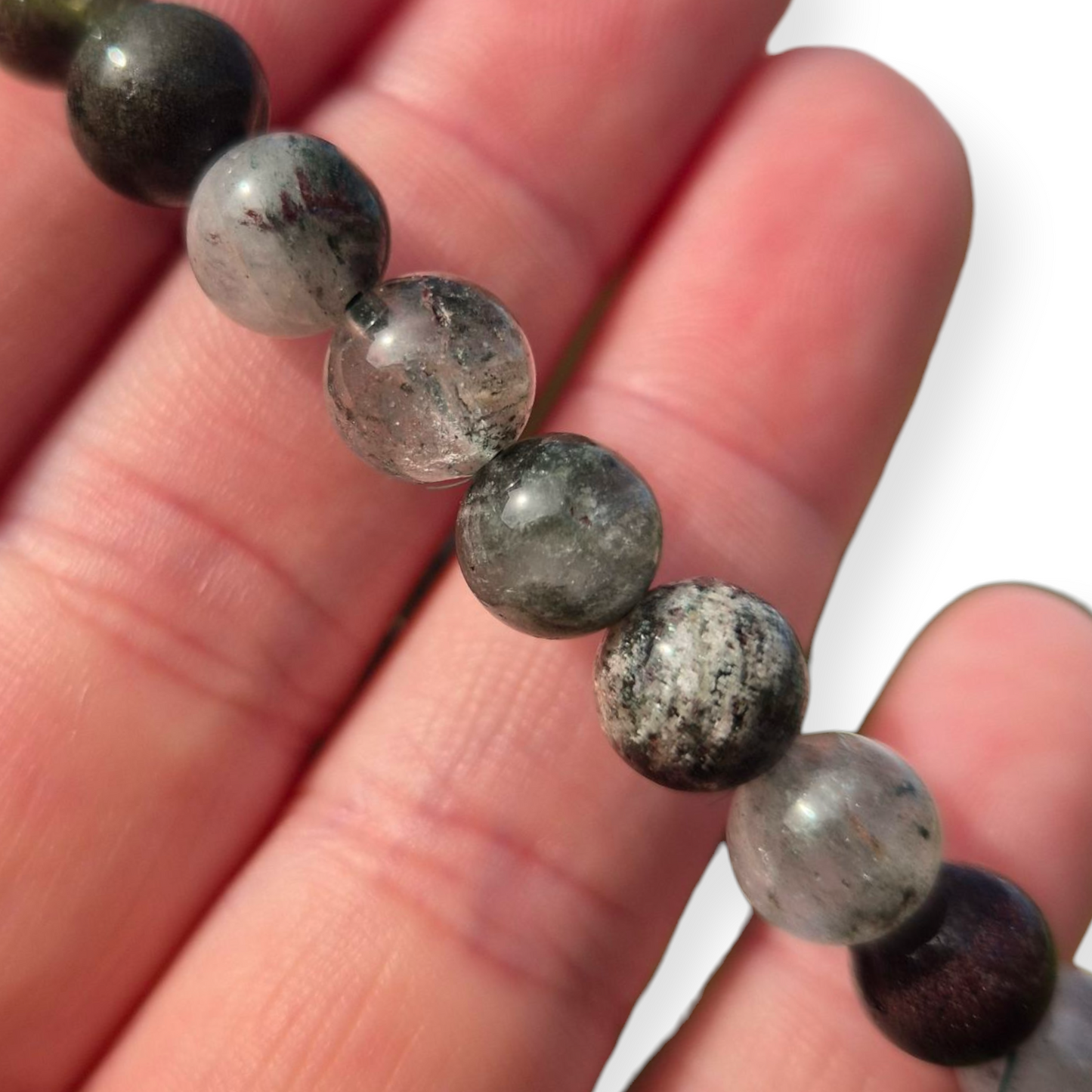 Crystals - Garden Quartz (Lodolite) Bracelet