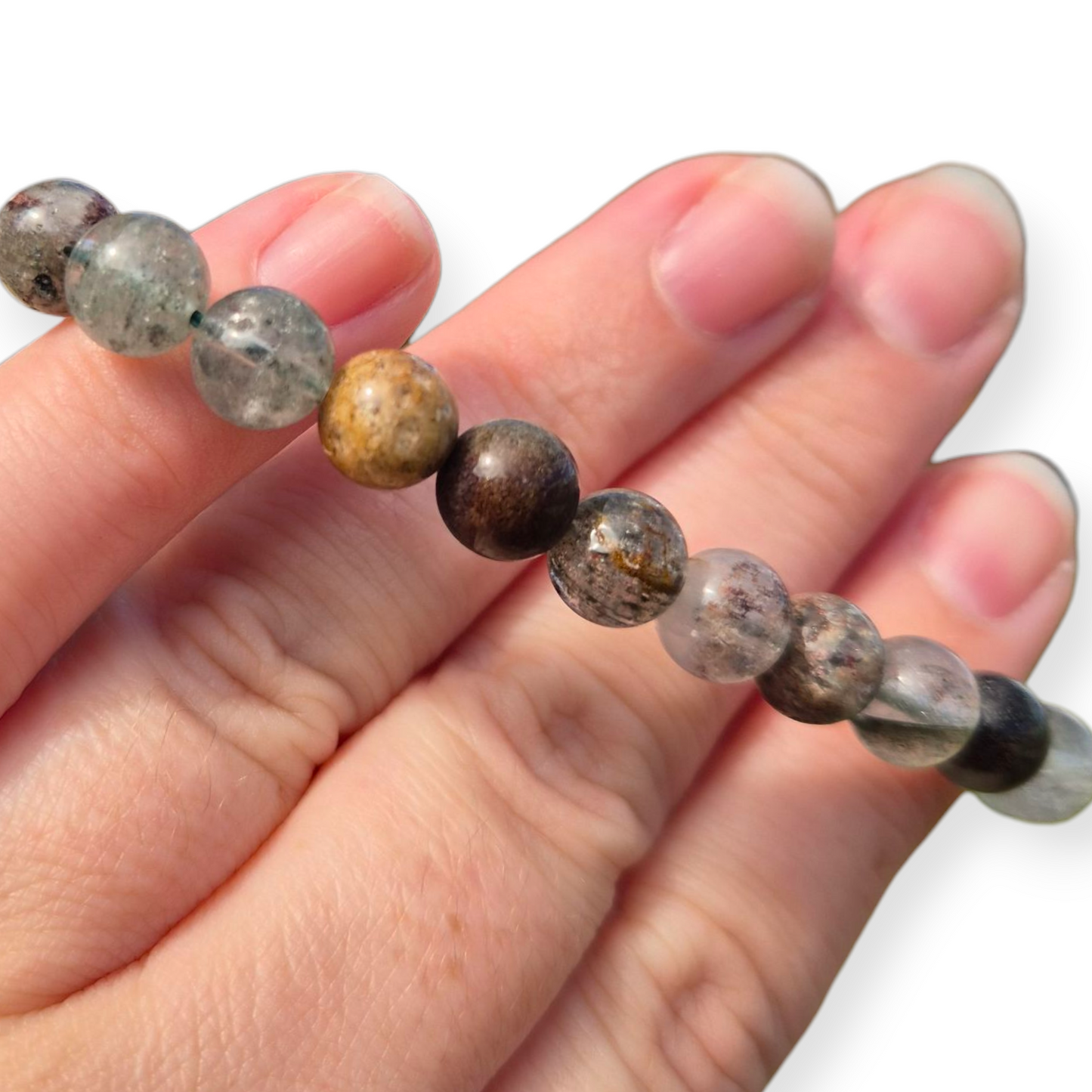 Crystals - Garden Quartz (Lodolite) Bracelet