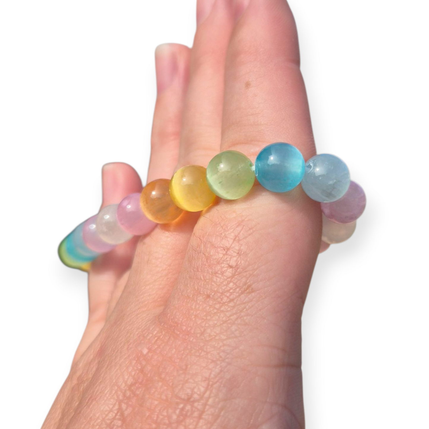 Crystals - Coloured/Candy Selenite Bracelet