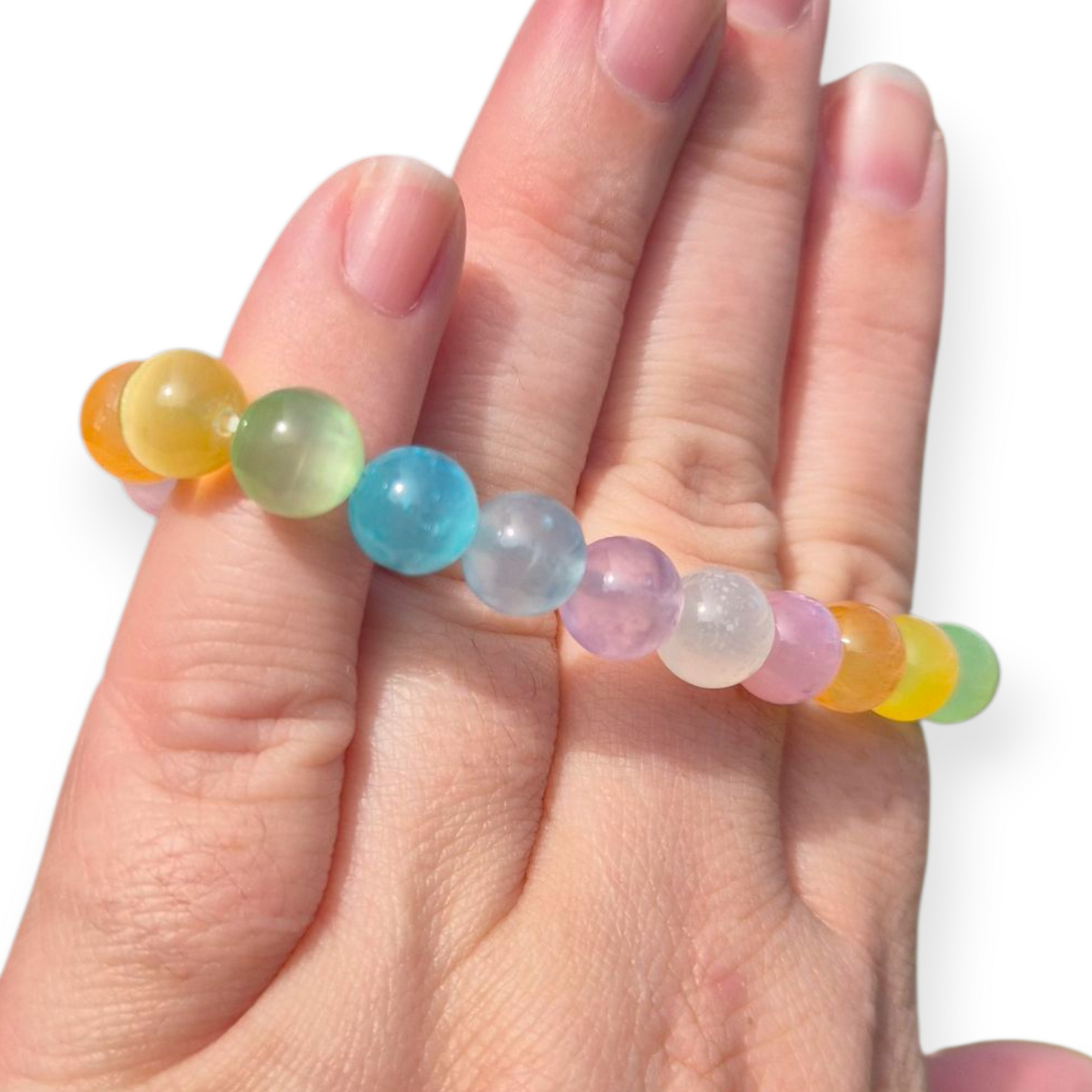Crystals - Coloured/Candy Selenite Bracelet