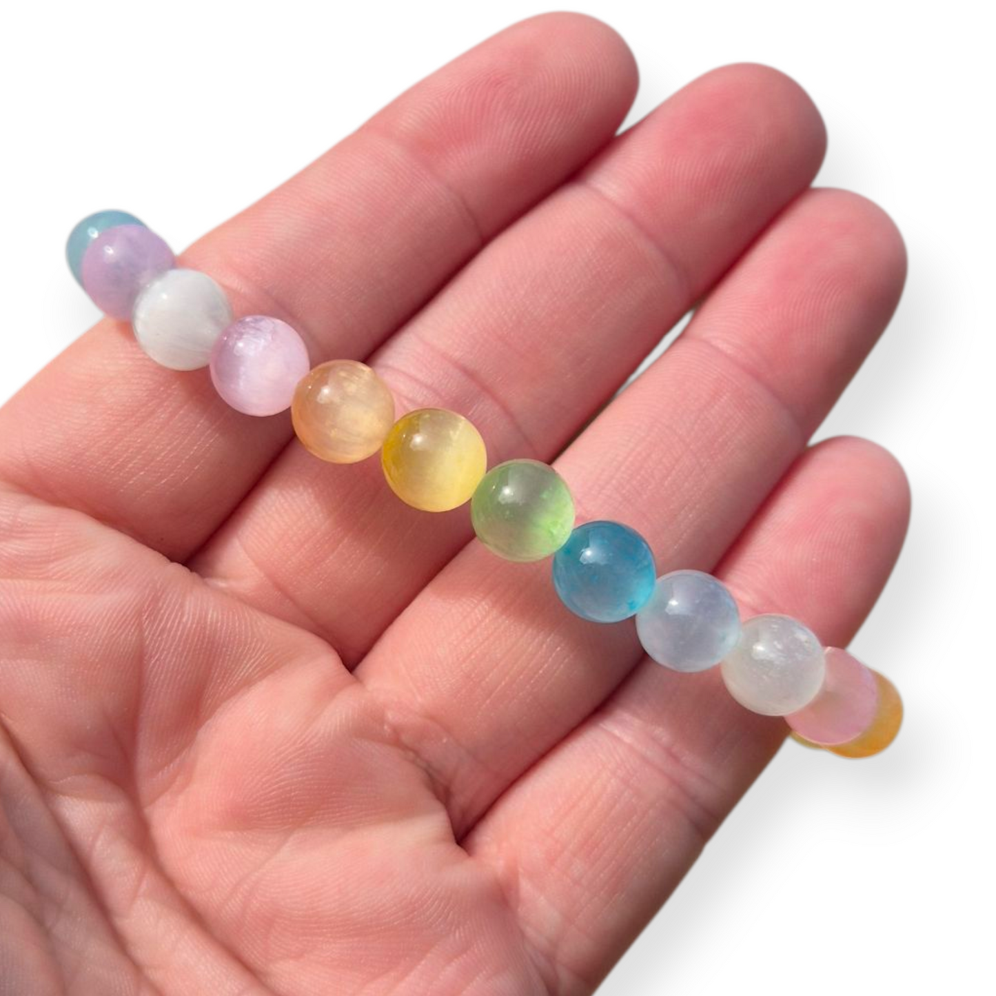 Crystals - Coloured/Candy Selenite Bracelet