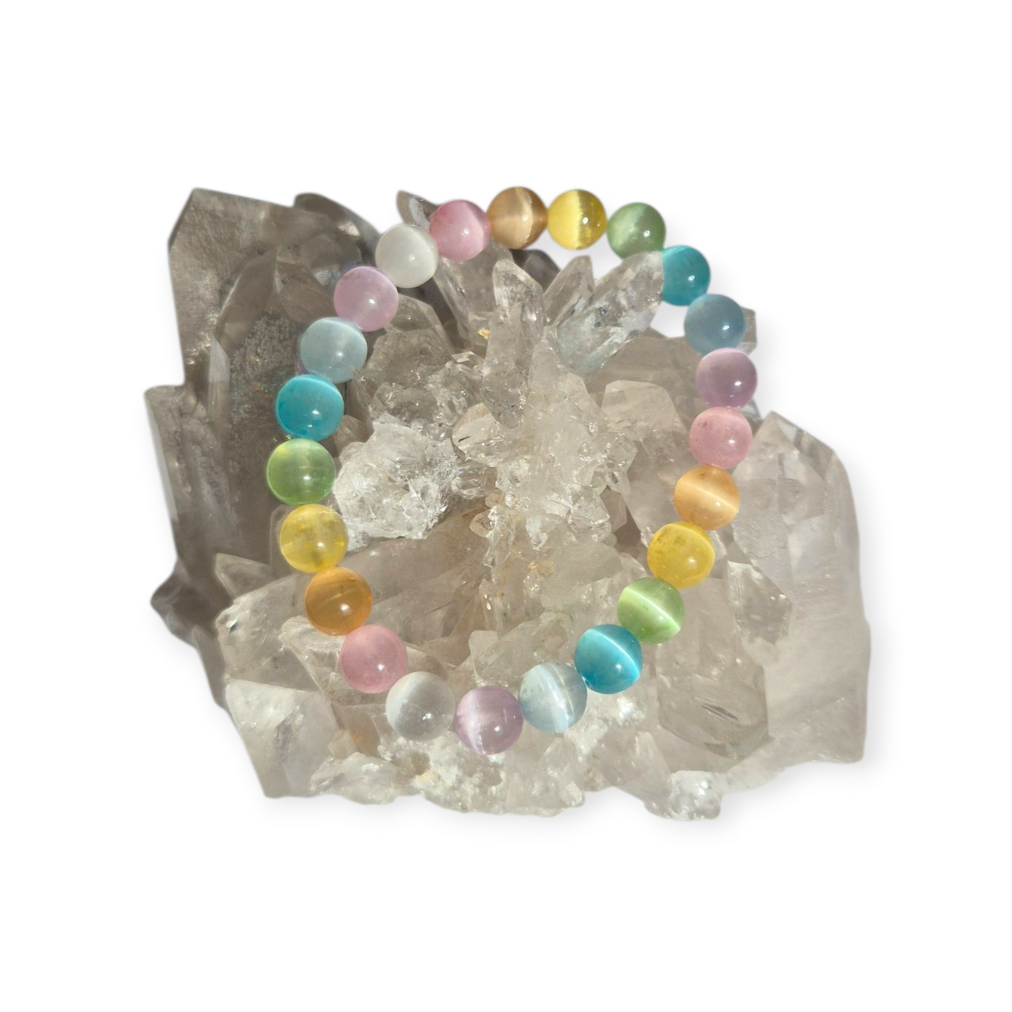 Crystals - Coloured/Candy Selenite Bracelet