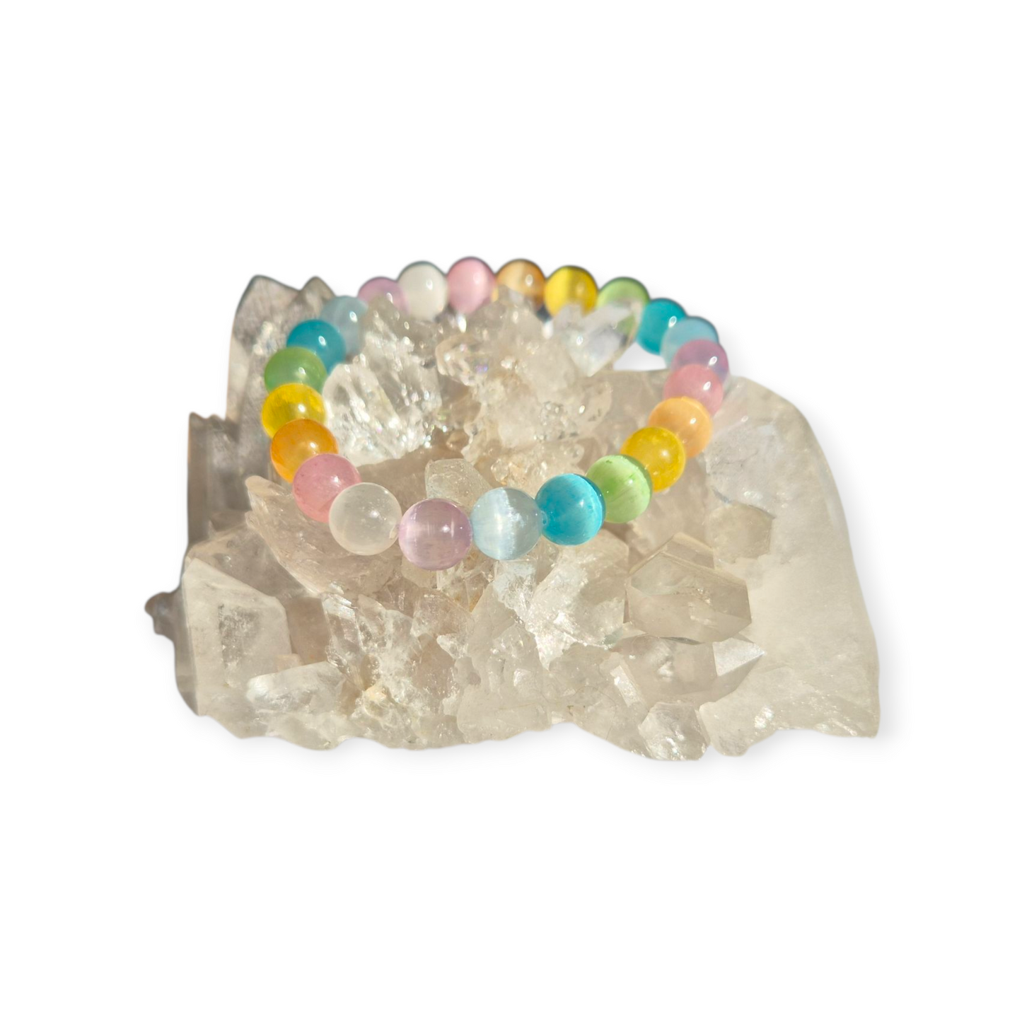 Crystals - Coloured/Candy Selenite Bracelet