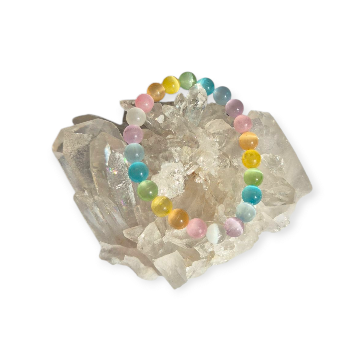 Crystals - Coloured/Candy Selenite Bracelet