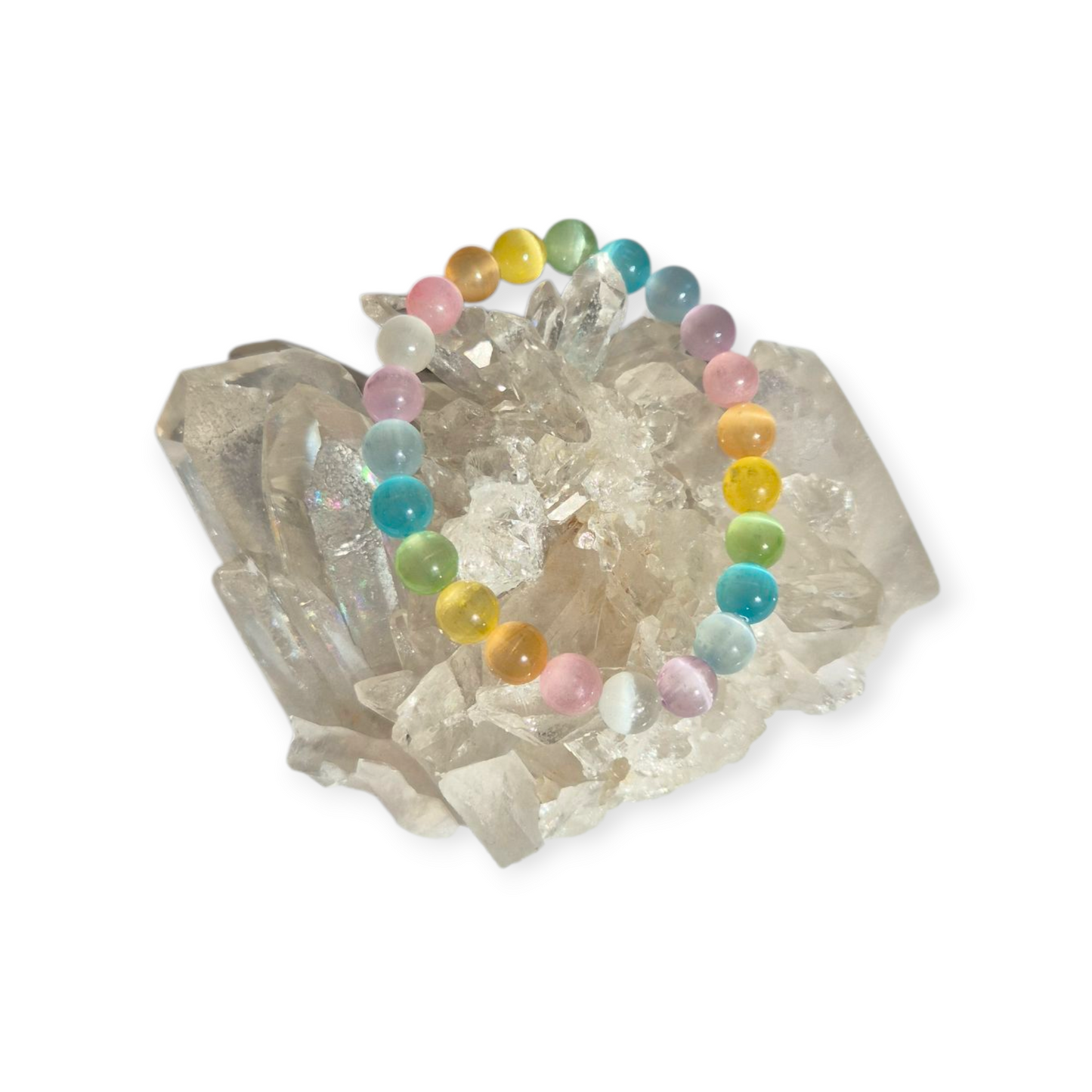 Crystals - Coloured/Candy Selenite Bracelet