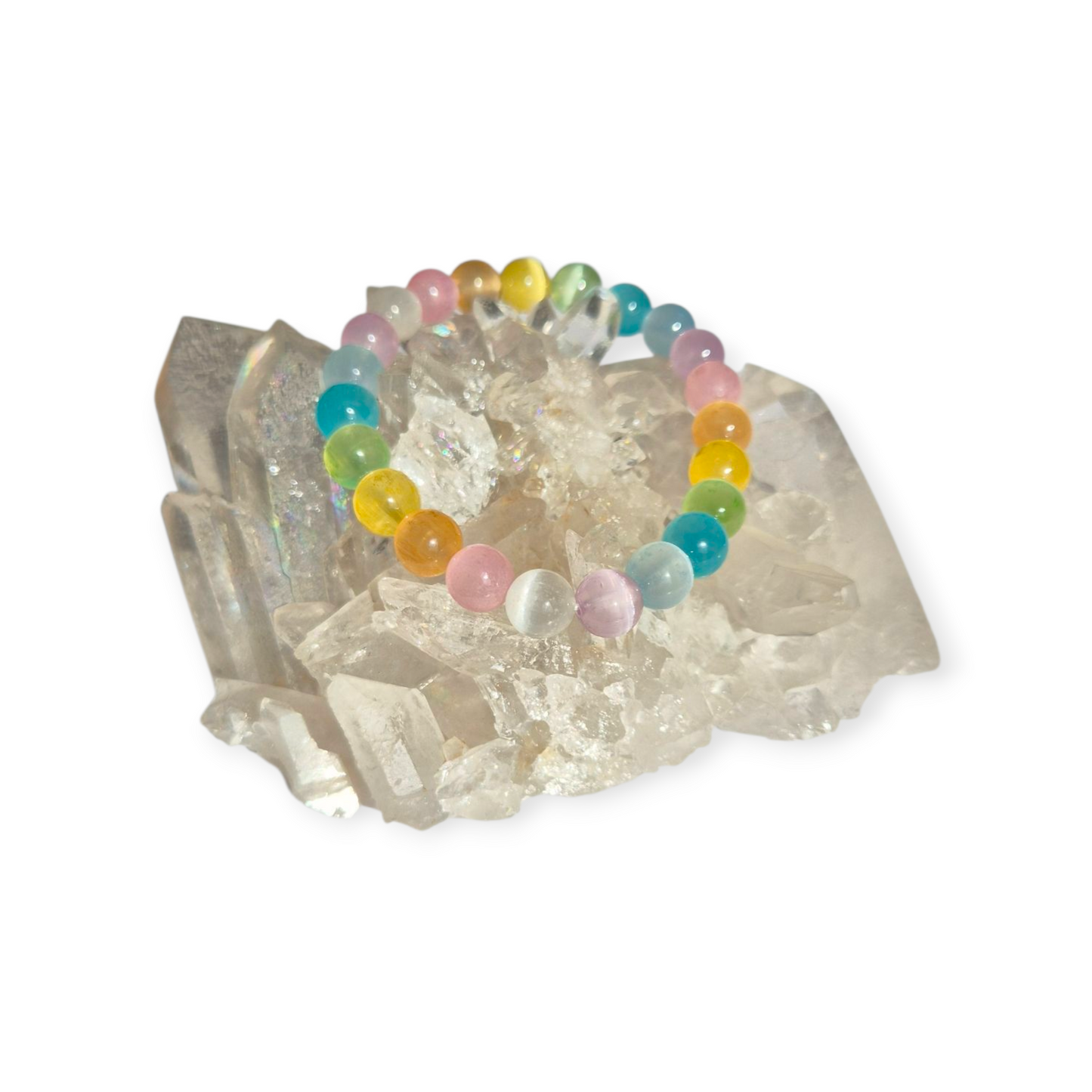 Crystals - Coloured/Candy Selenite Bracelet