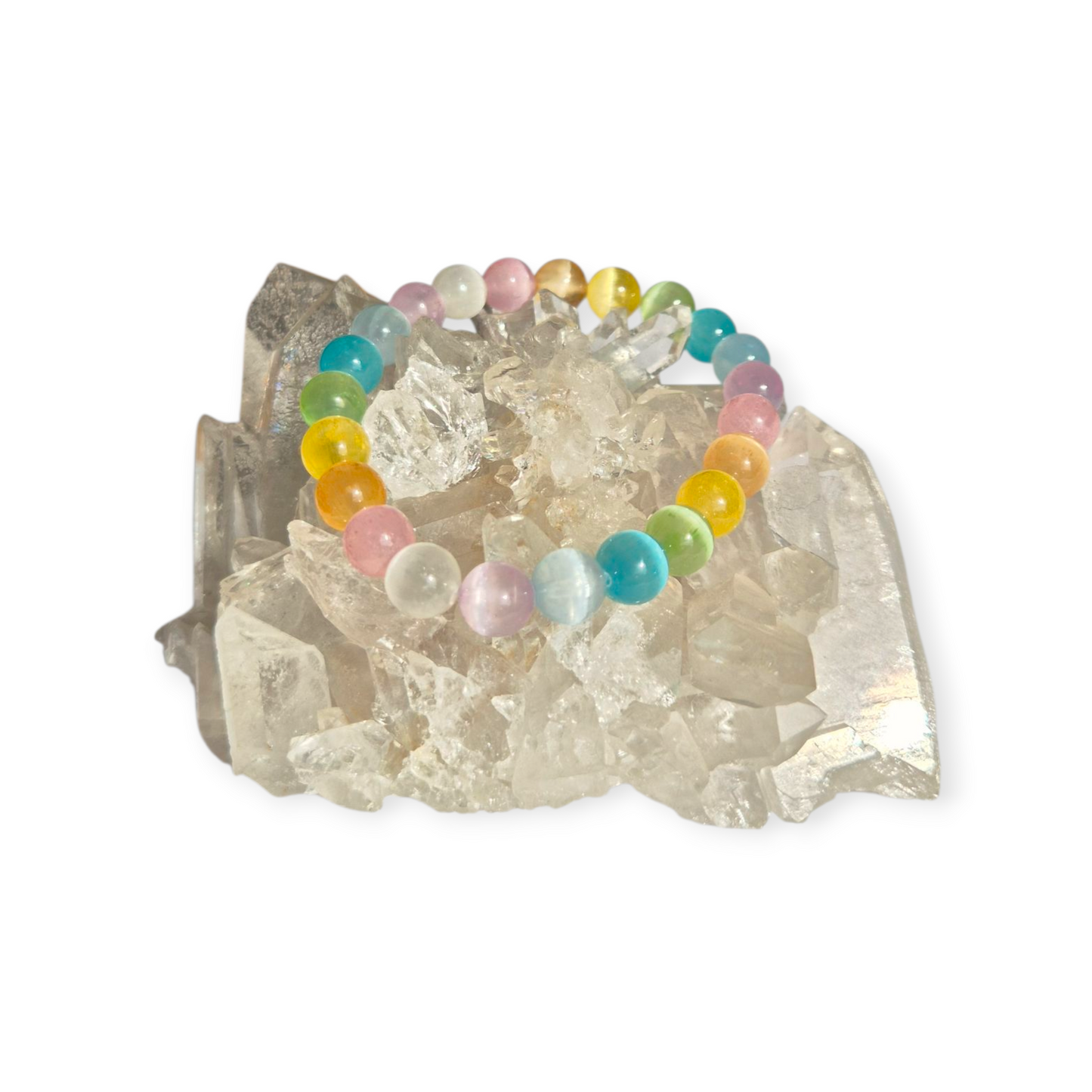 Crystals - Coloured/Candy Selenite Bracelet