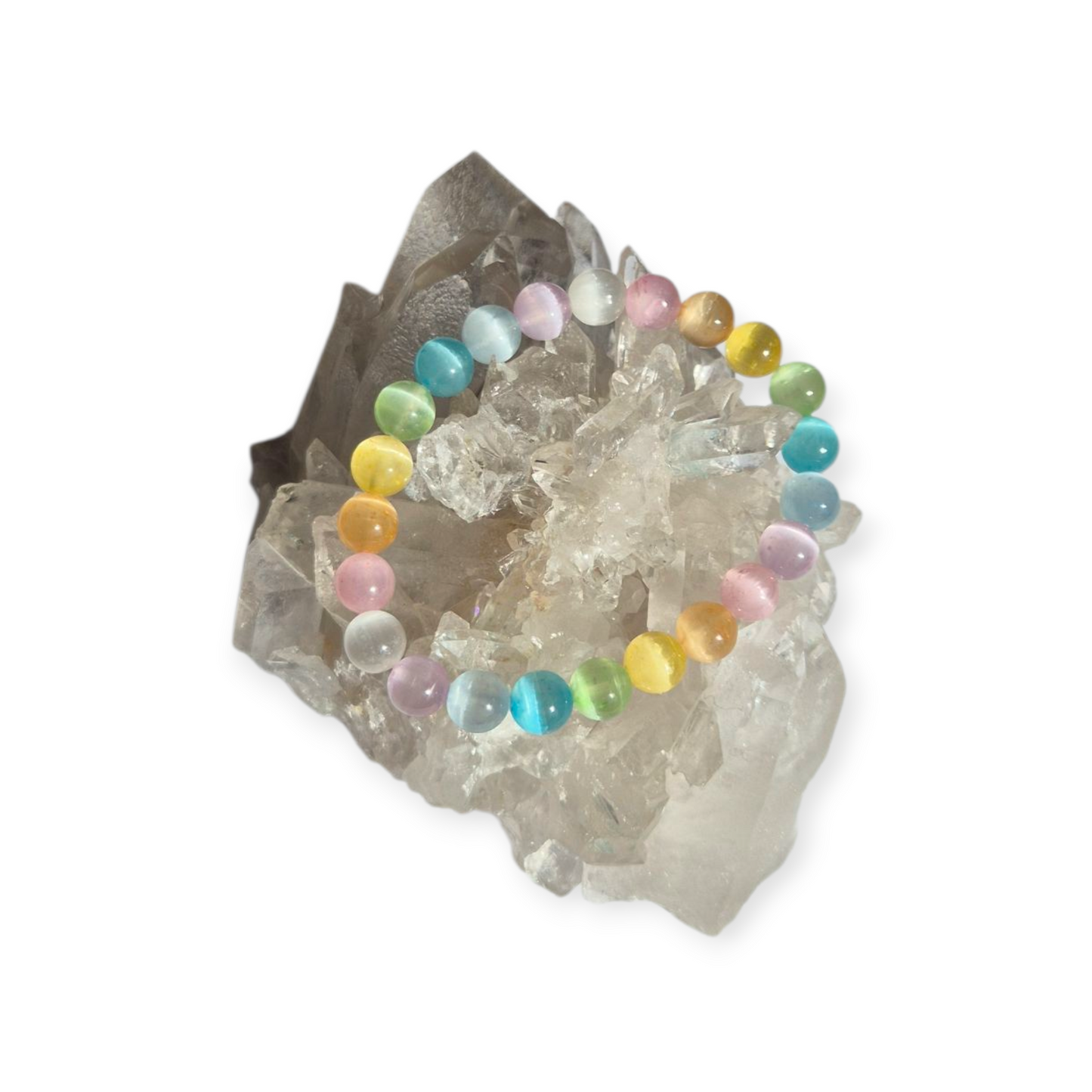 Crystals - Coloured/Candy Selenite Bracelet