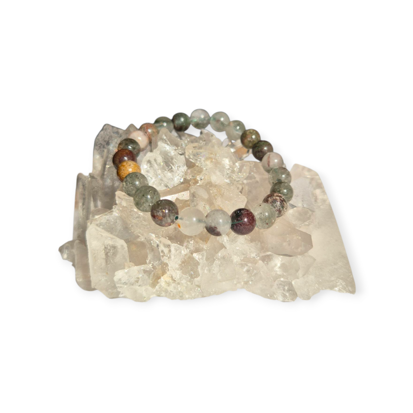 Crystals - Garden Quartz (Lodolite) Bracelet